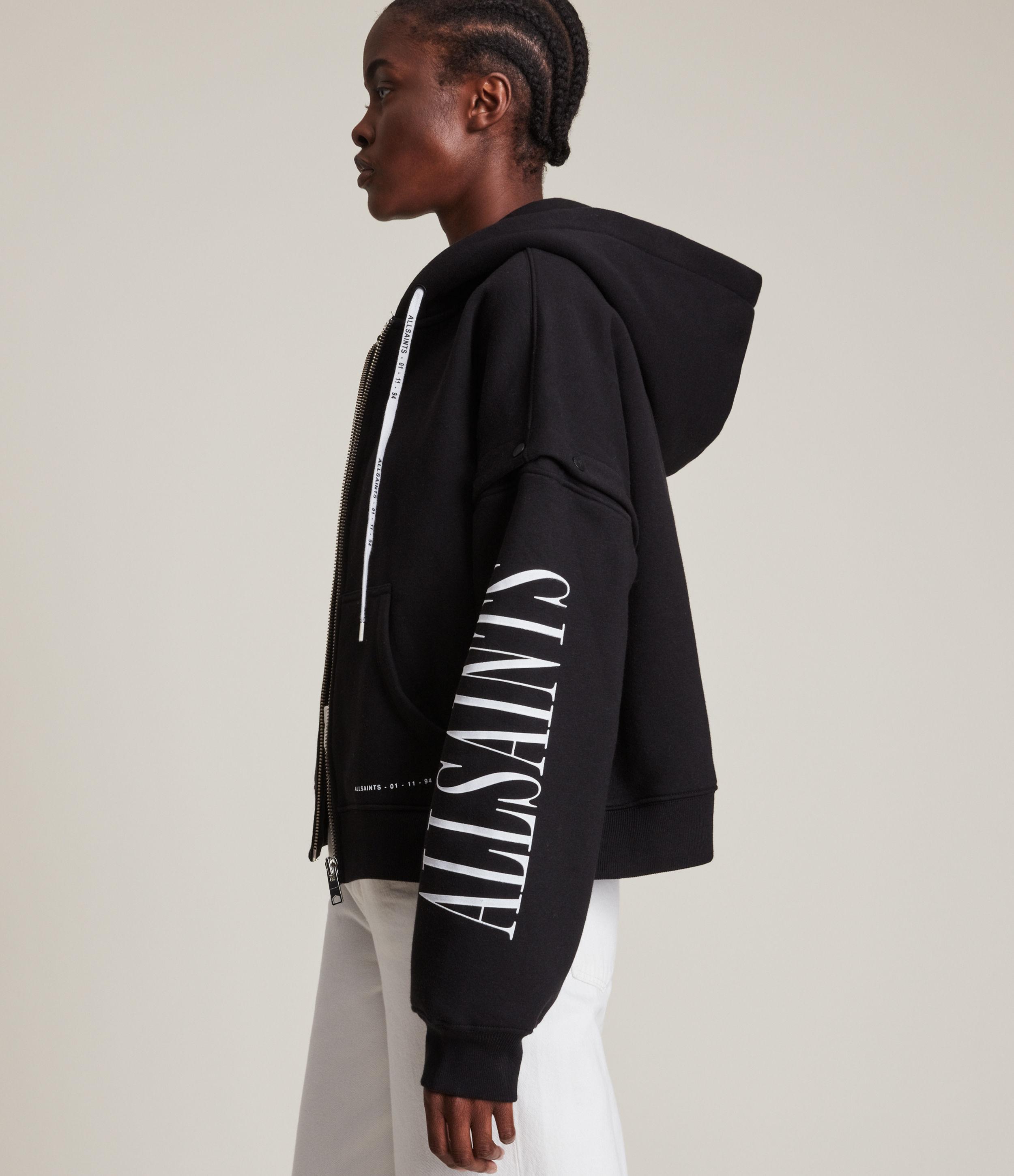 AllSaints Amphia Chlo Zip-Up Hoodie | Harrods RS