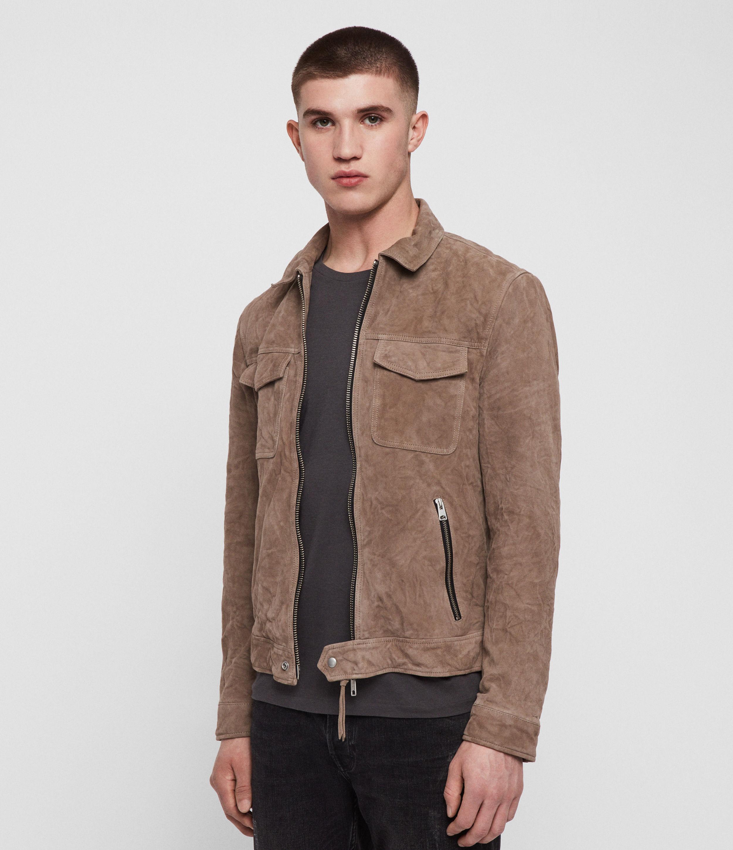 All Saints Hampden Suede Jacket Best Sale, SAVE 42% - silvavaldes.es