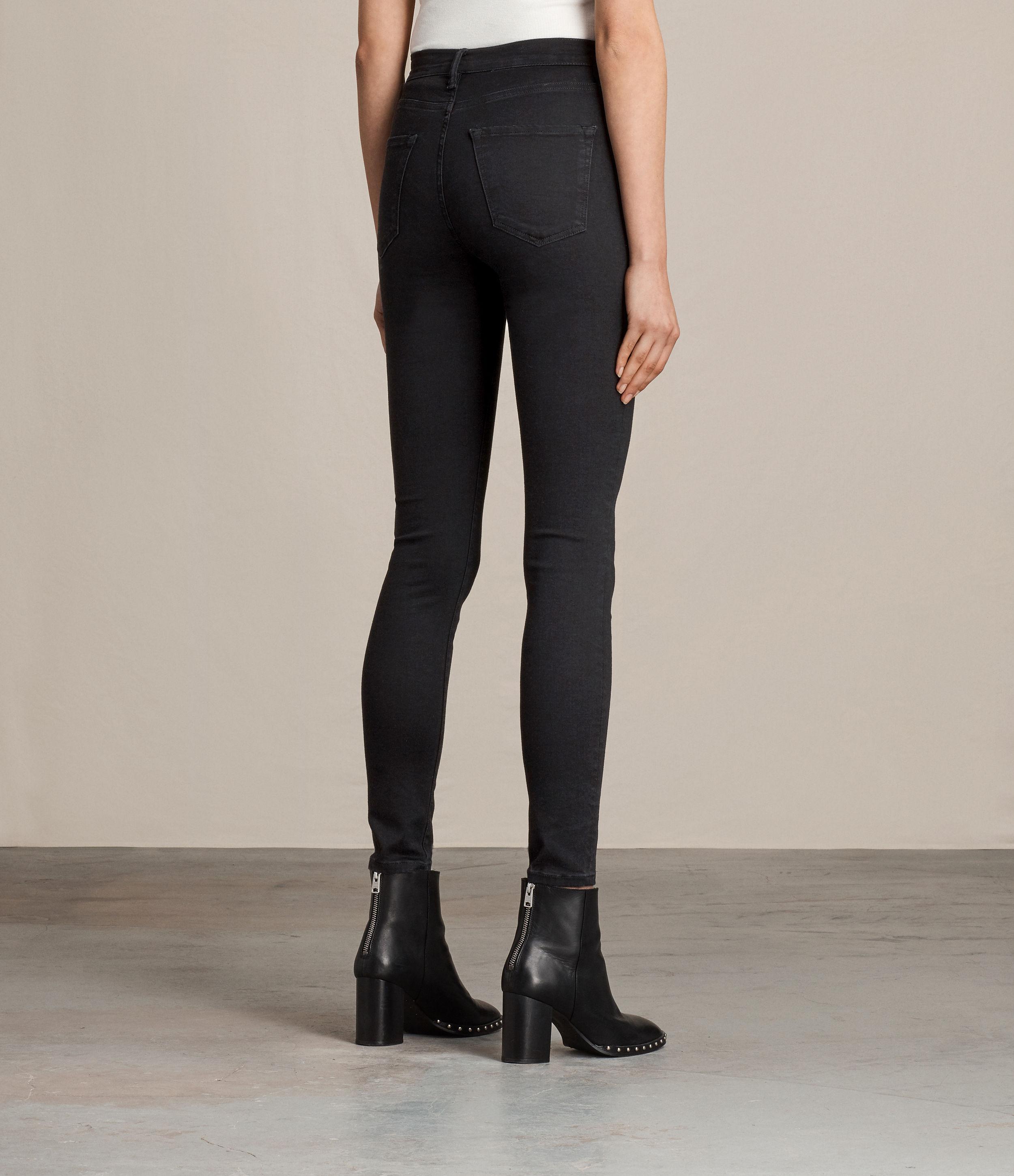 AllSaints Eve Lux Jeans in Black | Lyst