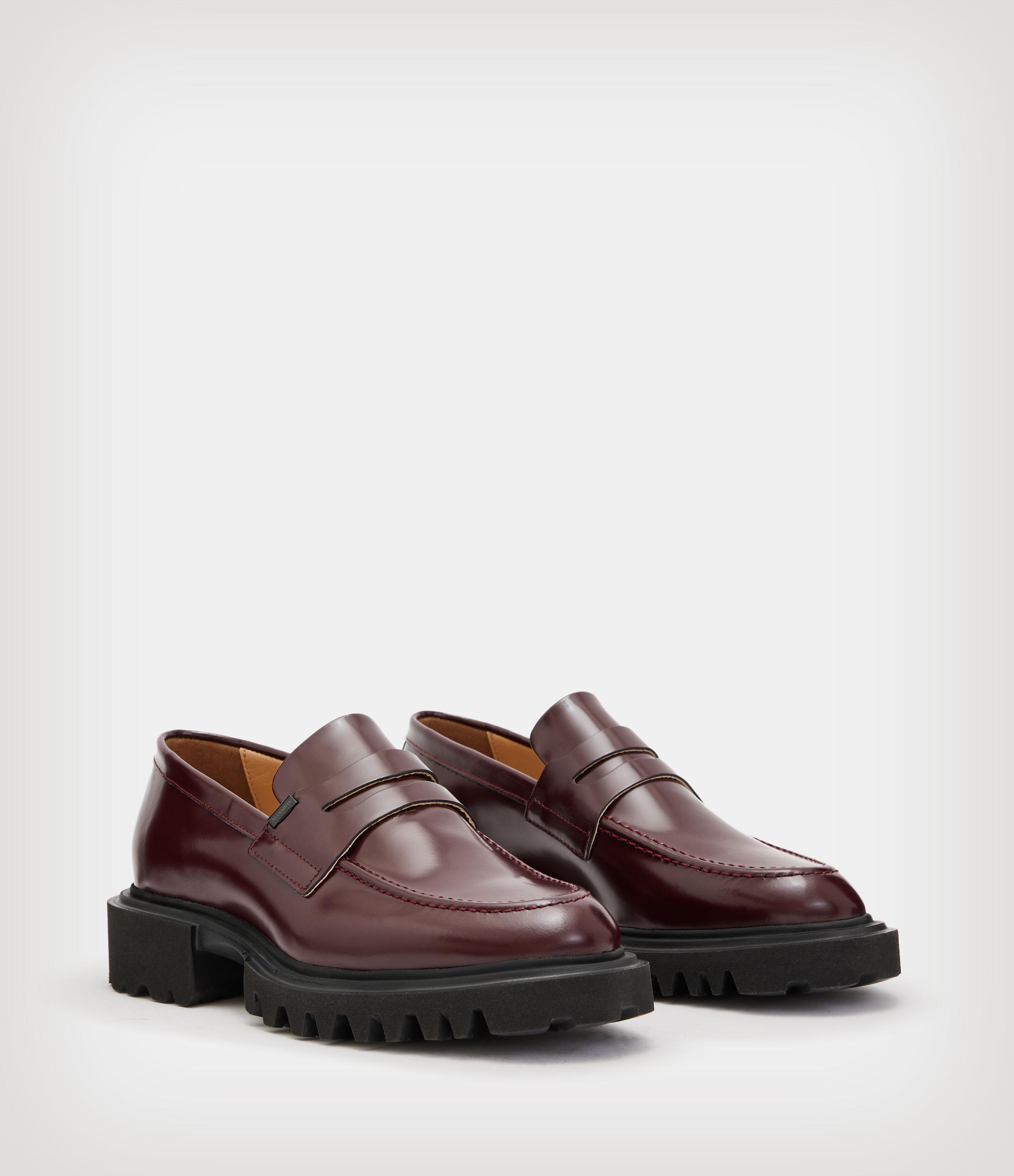 AllSaints Women's Lola Leather Loafers 
