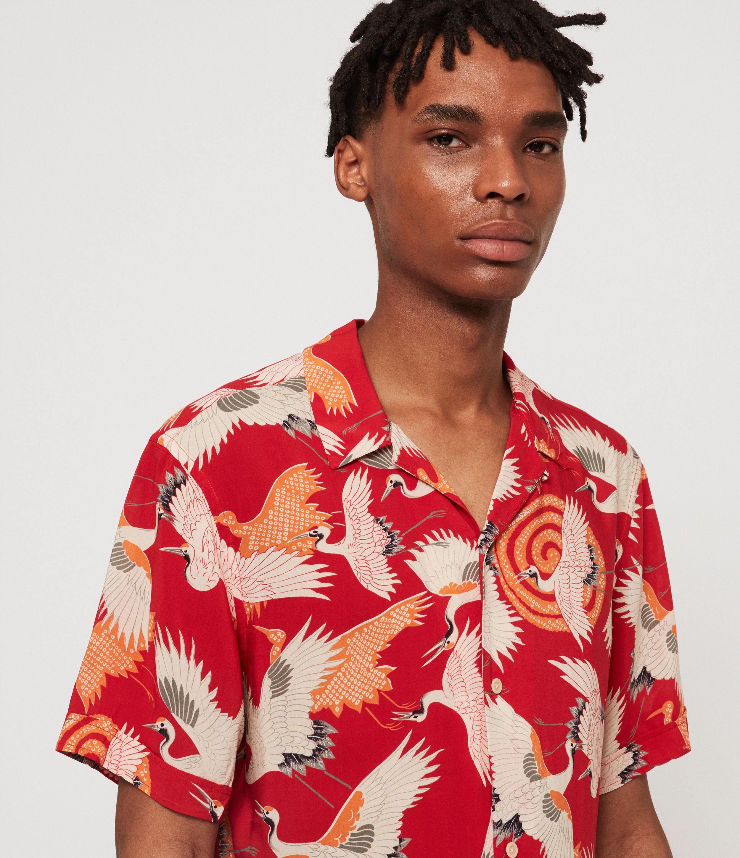 allsaints tsuru shirt