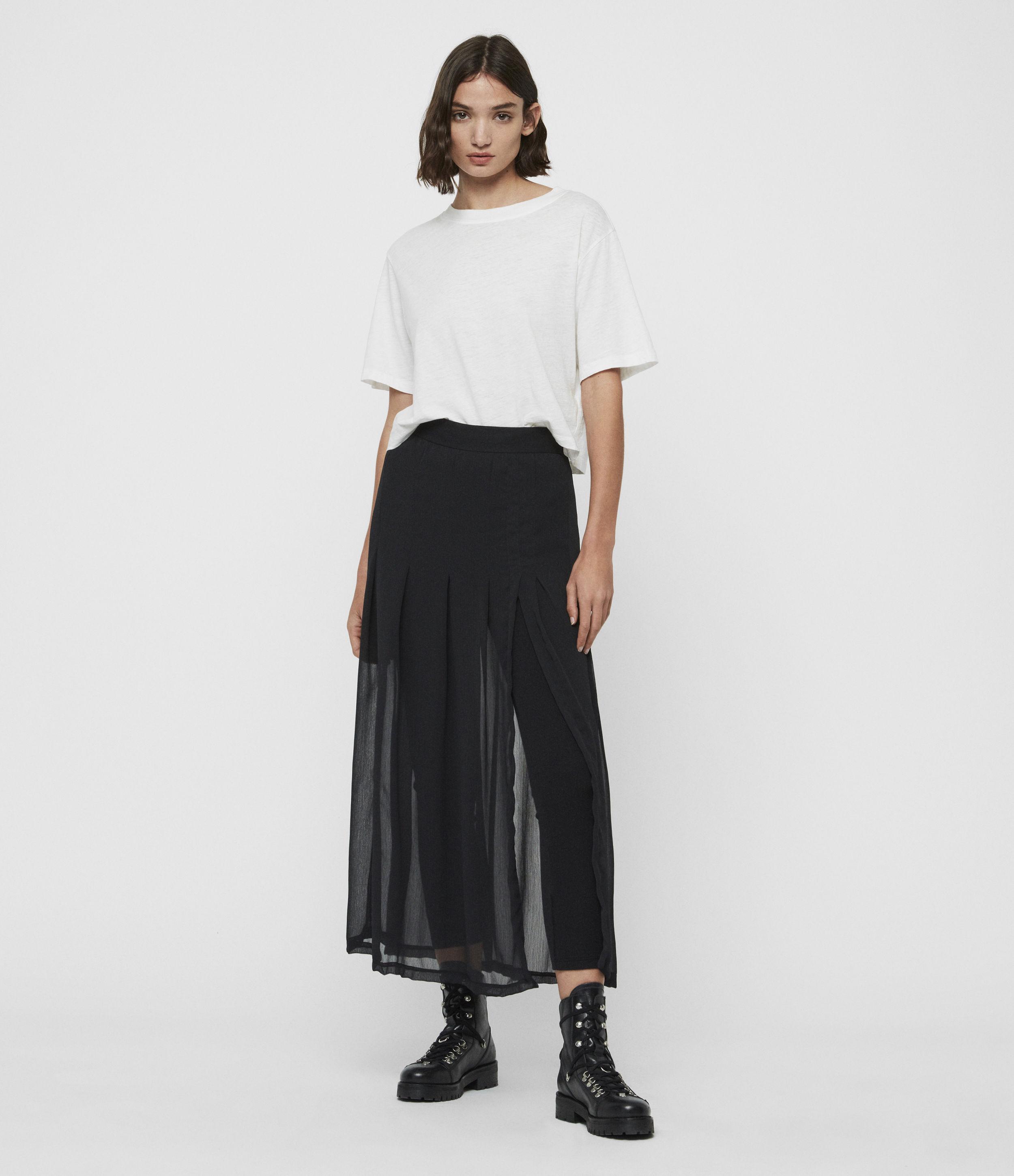 AllSaints Drea Raffi Leggings in Black 