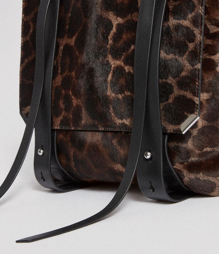 all saints leopard backpack