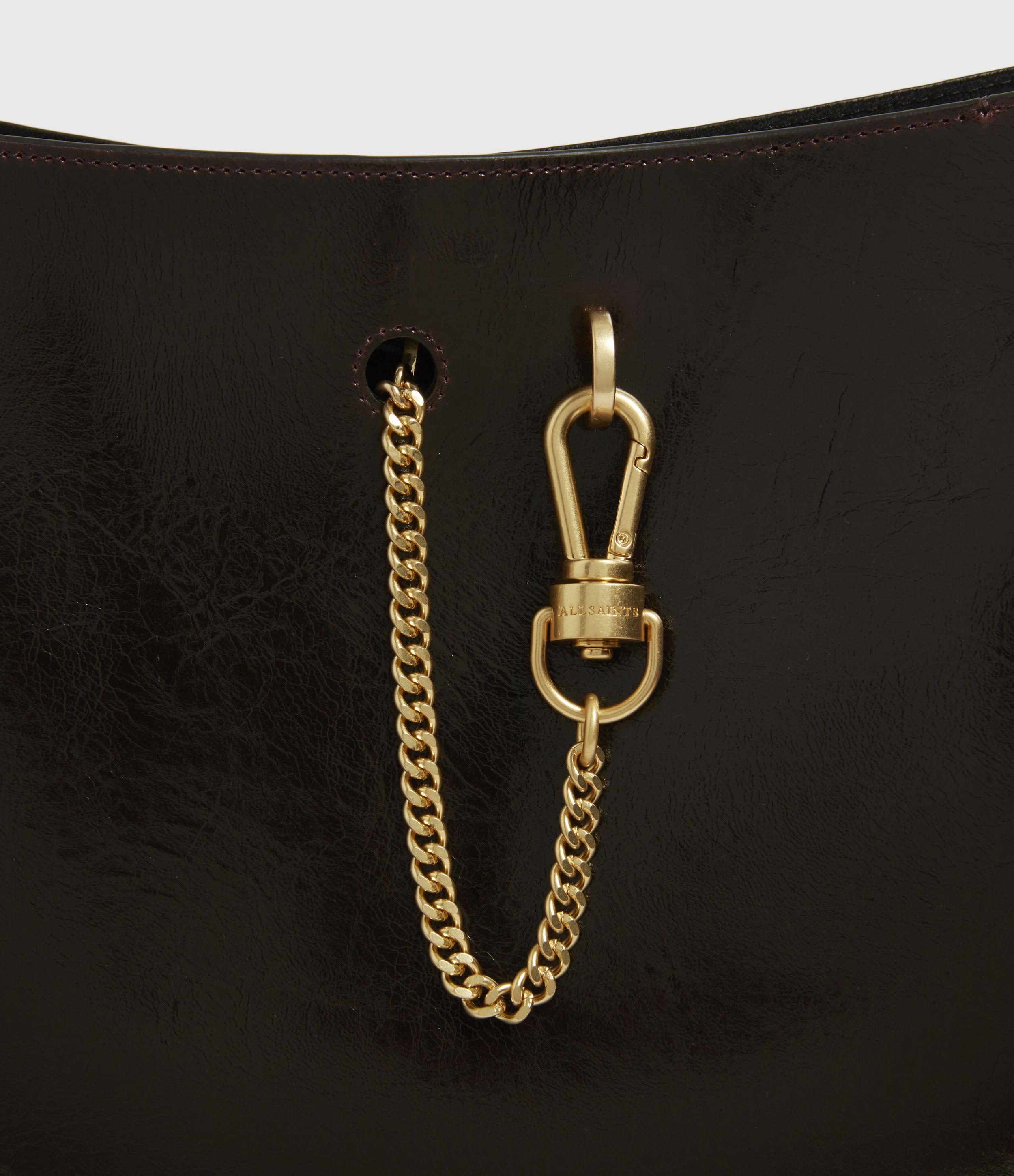 All saints beaumont leather hobo bag sales