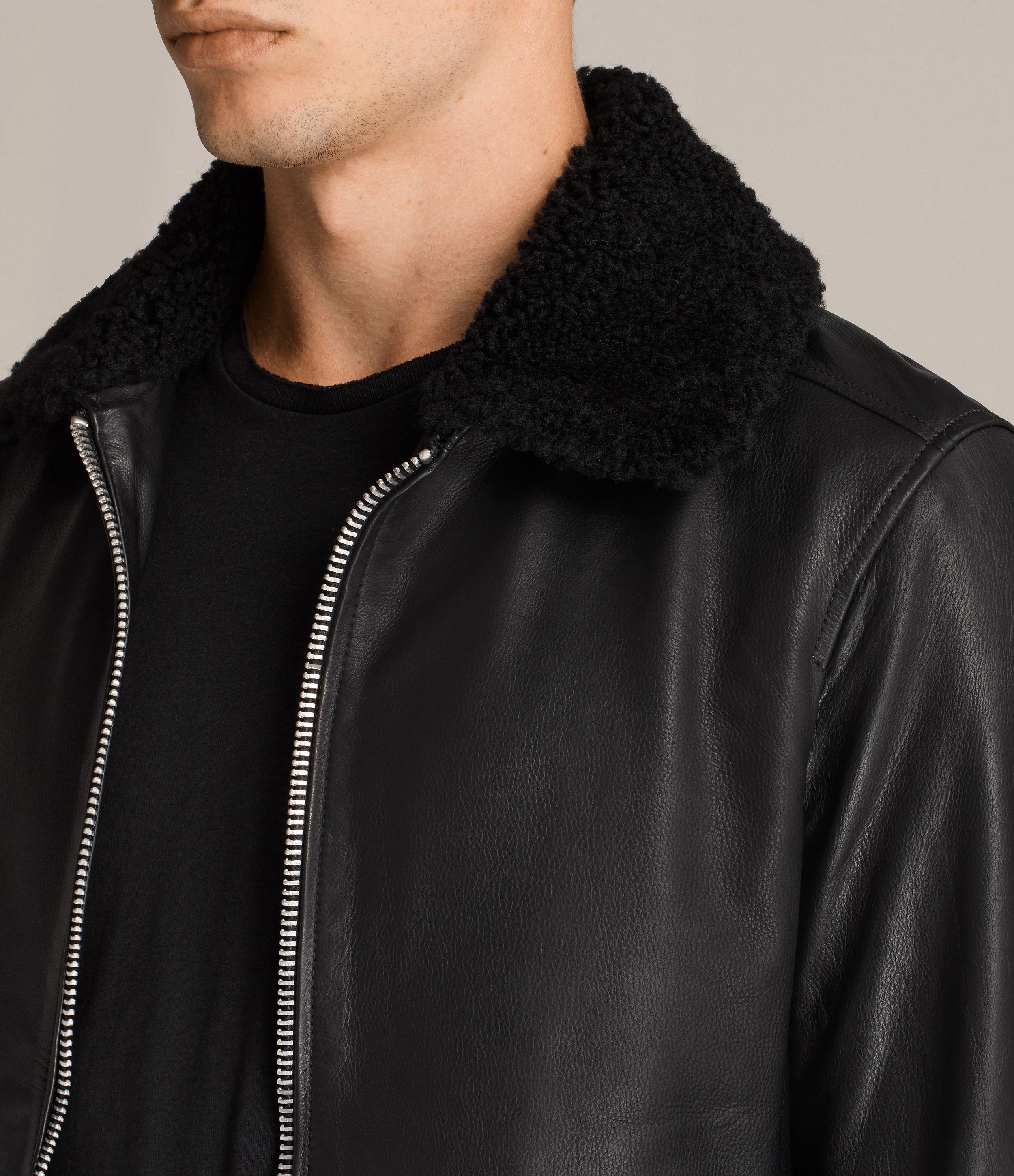 all saints aviator jacket