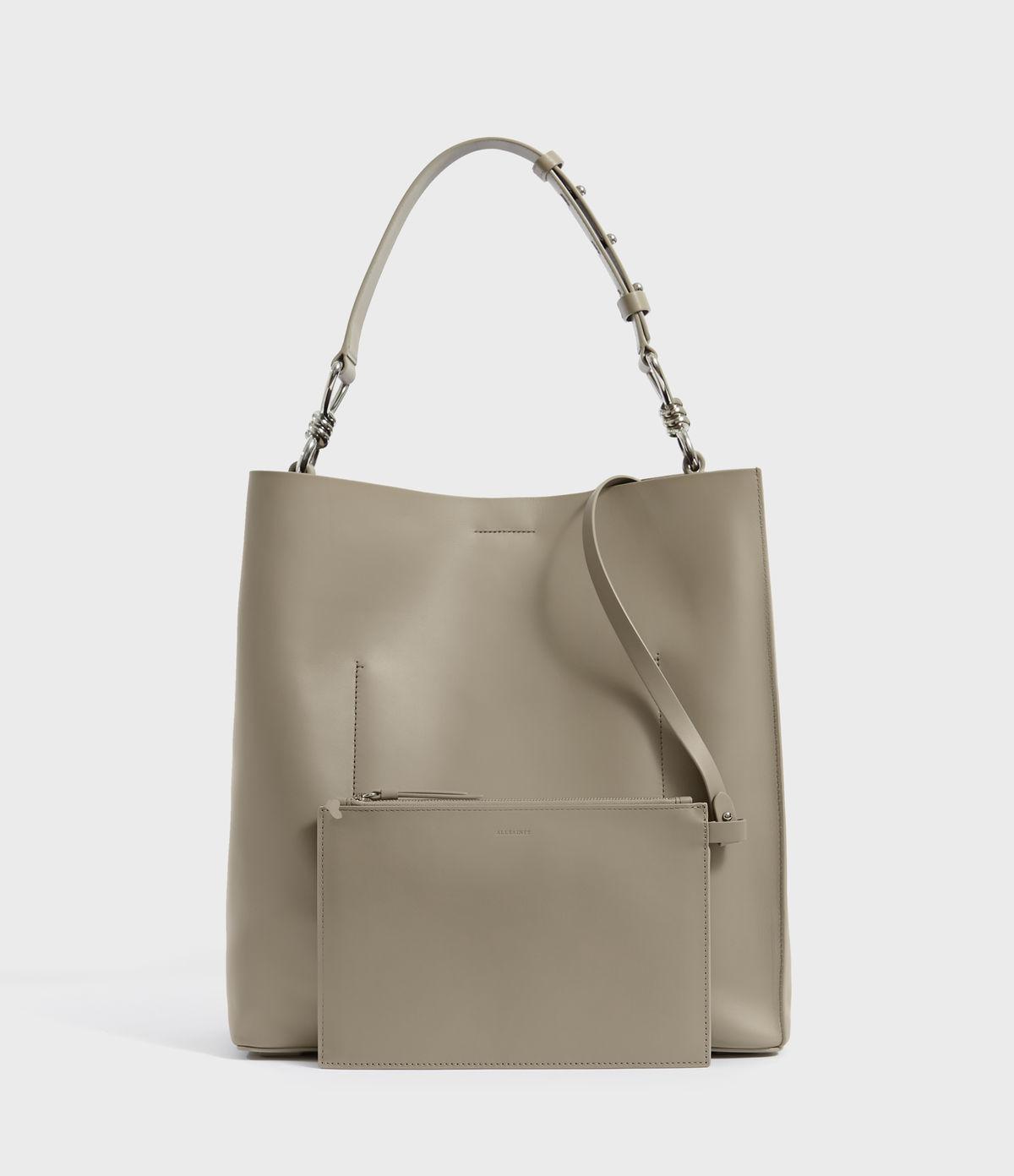 All saints shop captain leather backpack