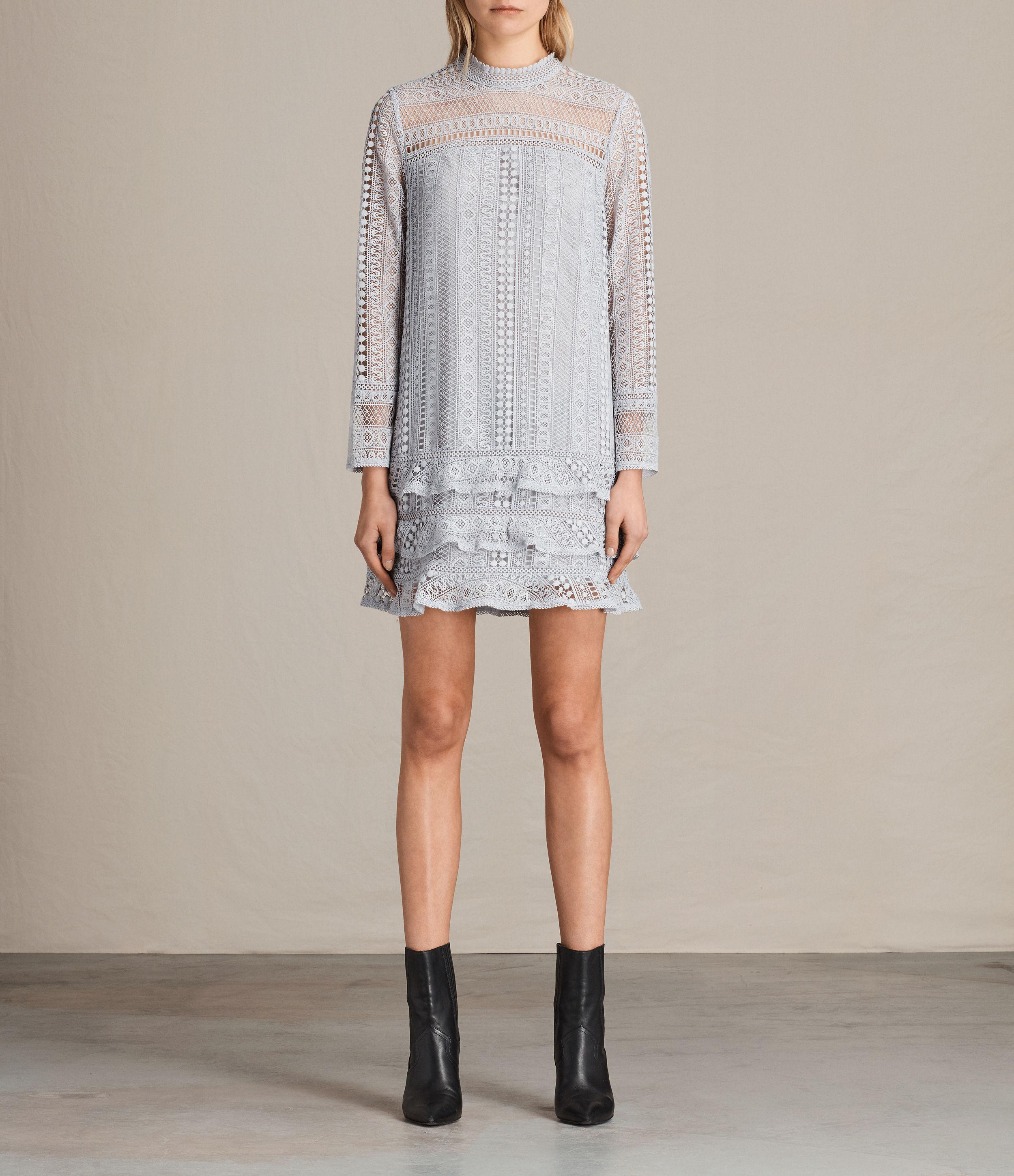 all saints lace dress