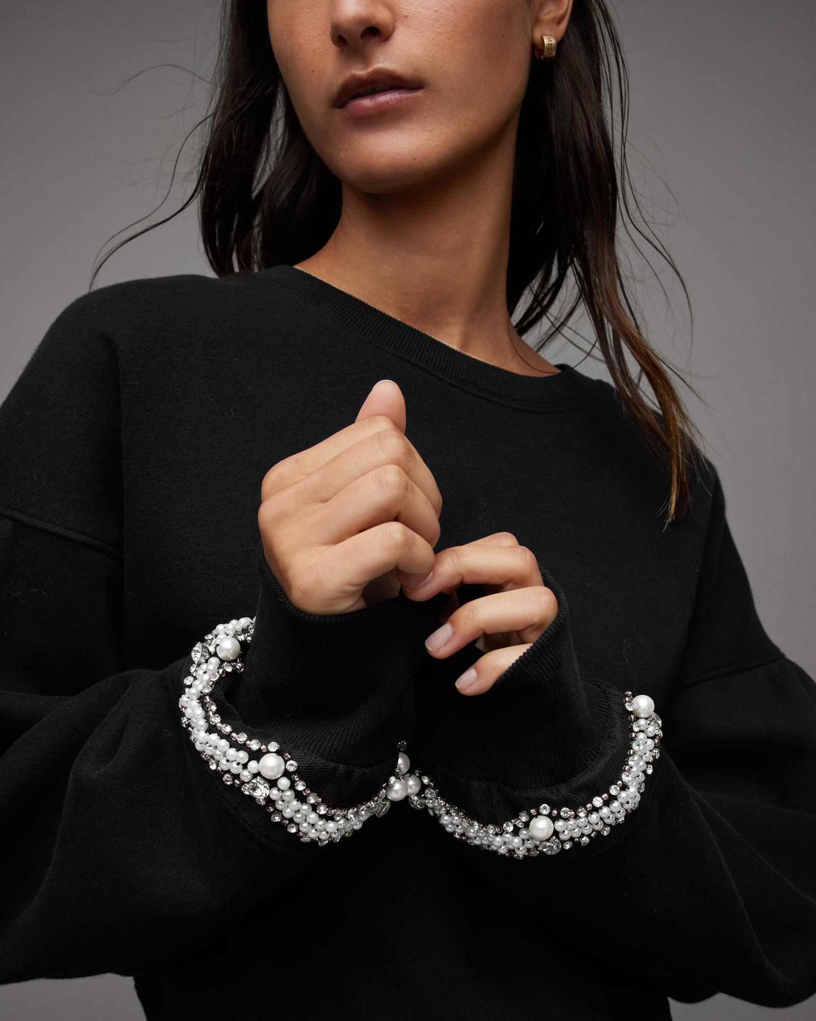 All saints pearl sweatshirt hotsell