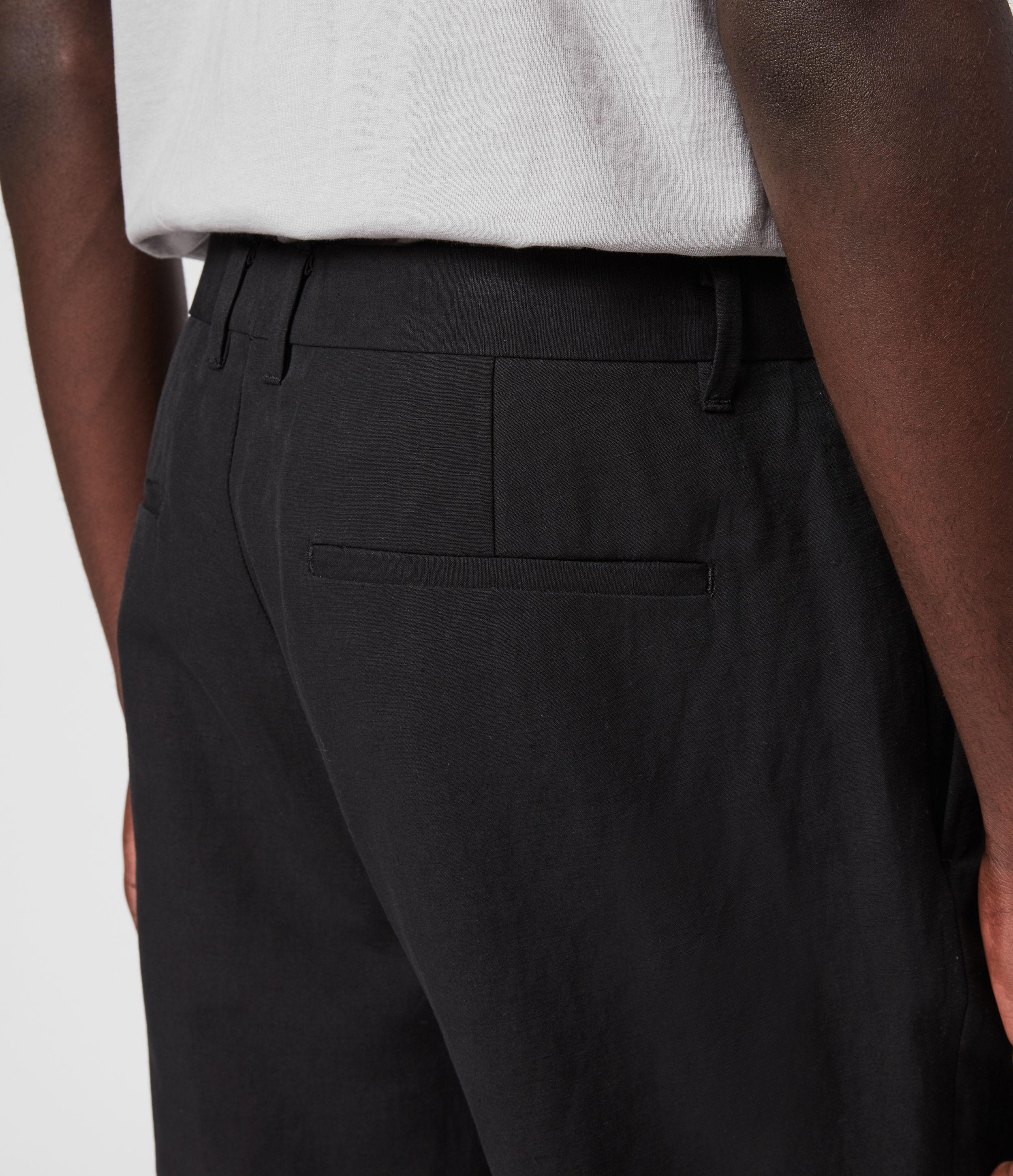 AllSaints Chiswell Linen Blend Cropped 