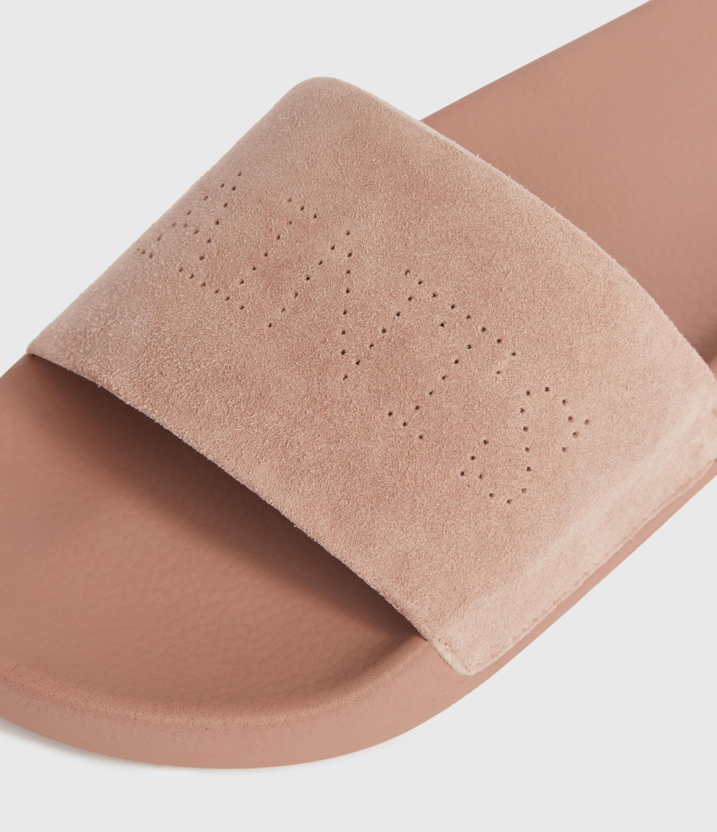 allsaints women's karli slide sandals