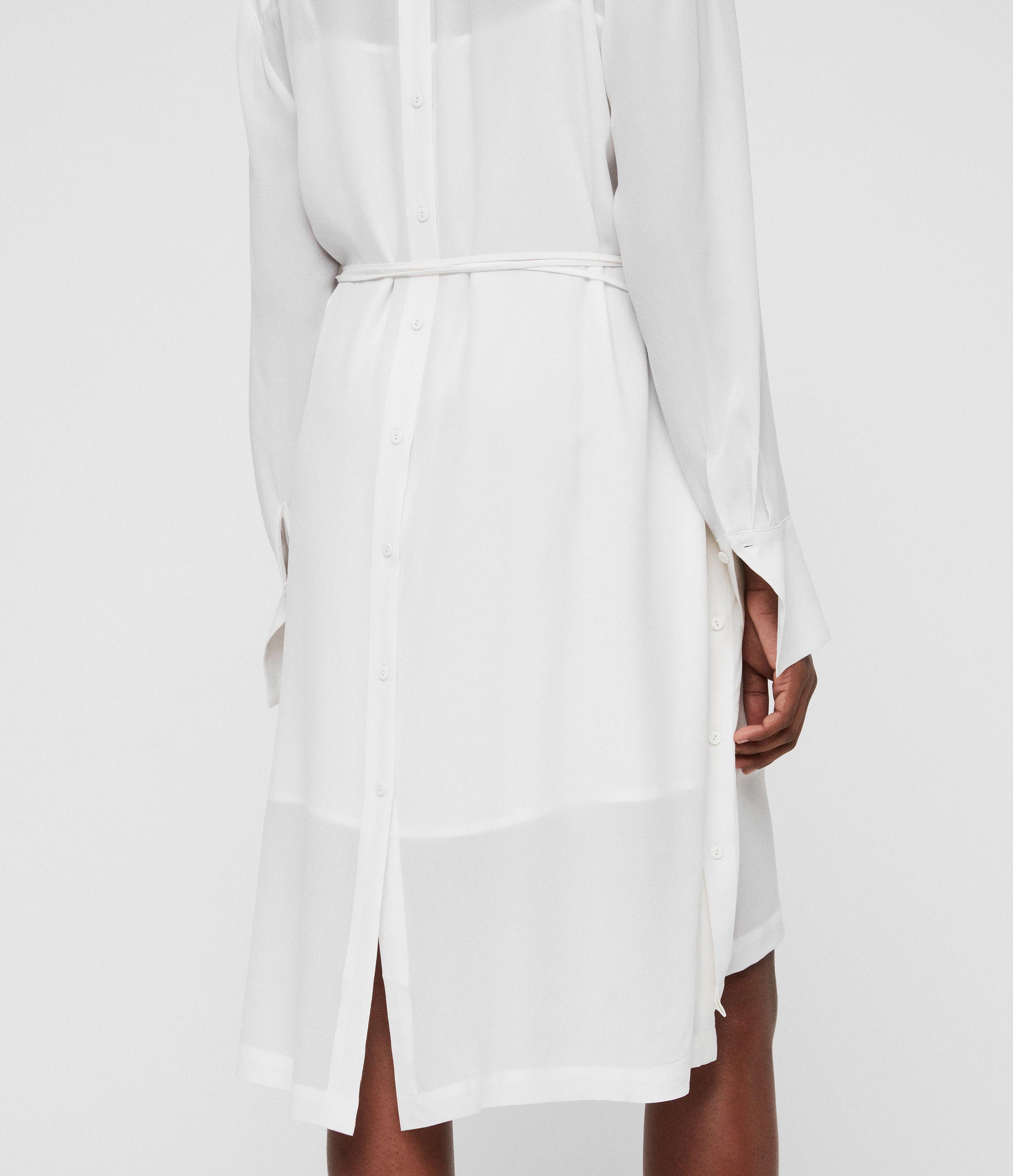 allsaints anya shirt dress