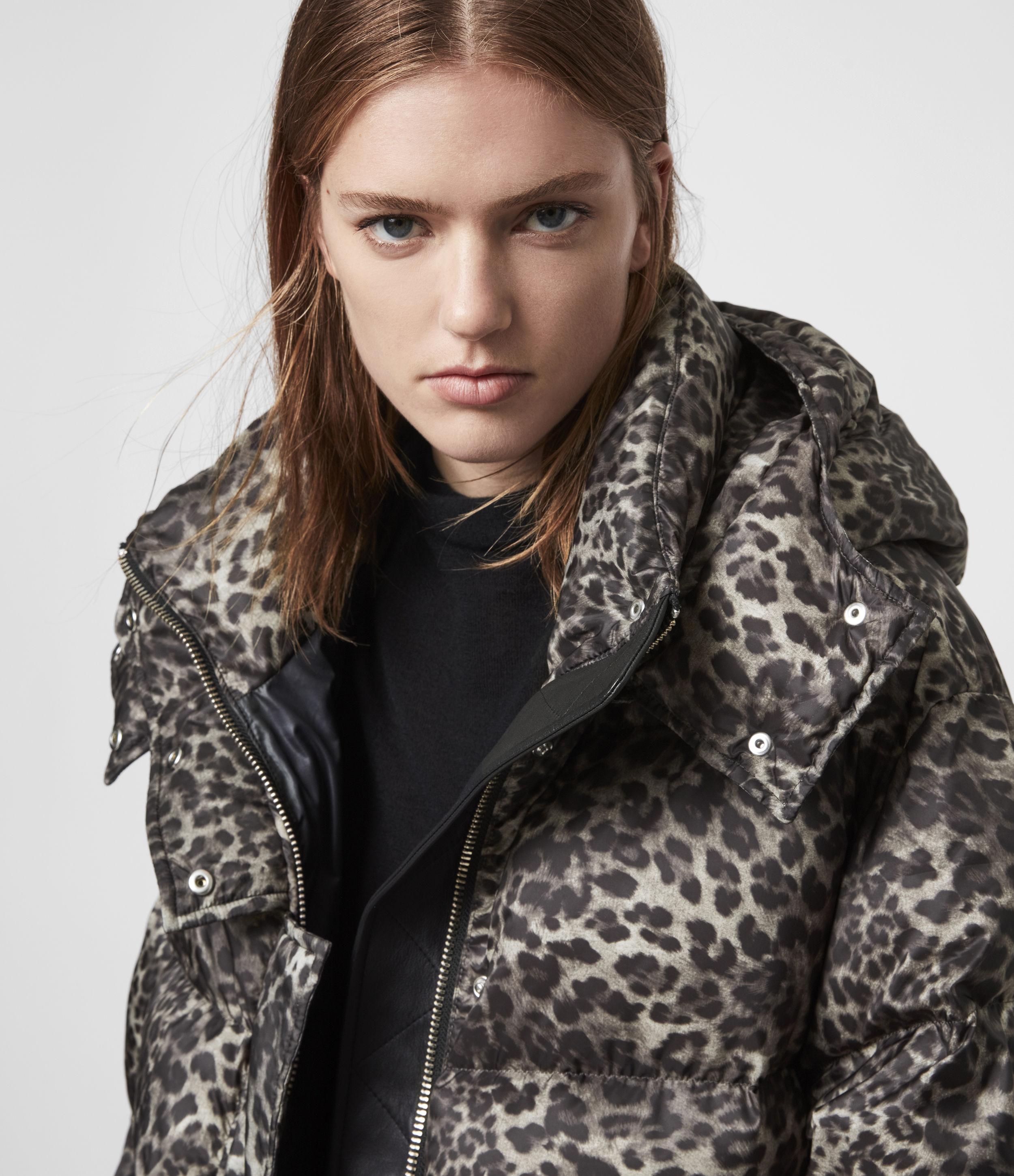 all saints leopard jacket