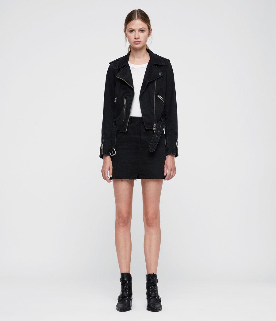 all saints balfern denim jacket
