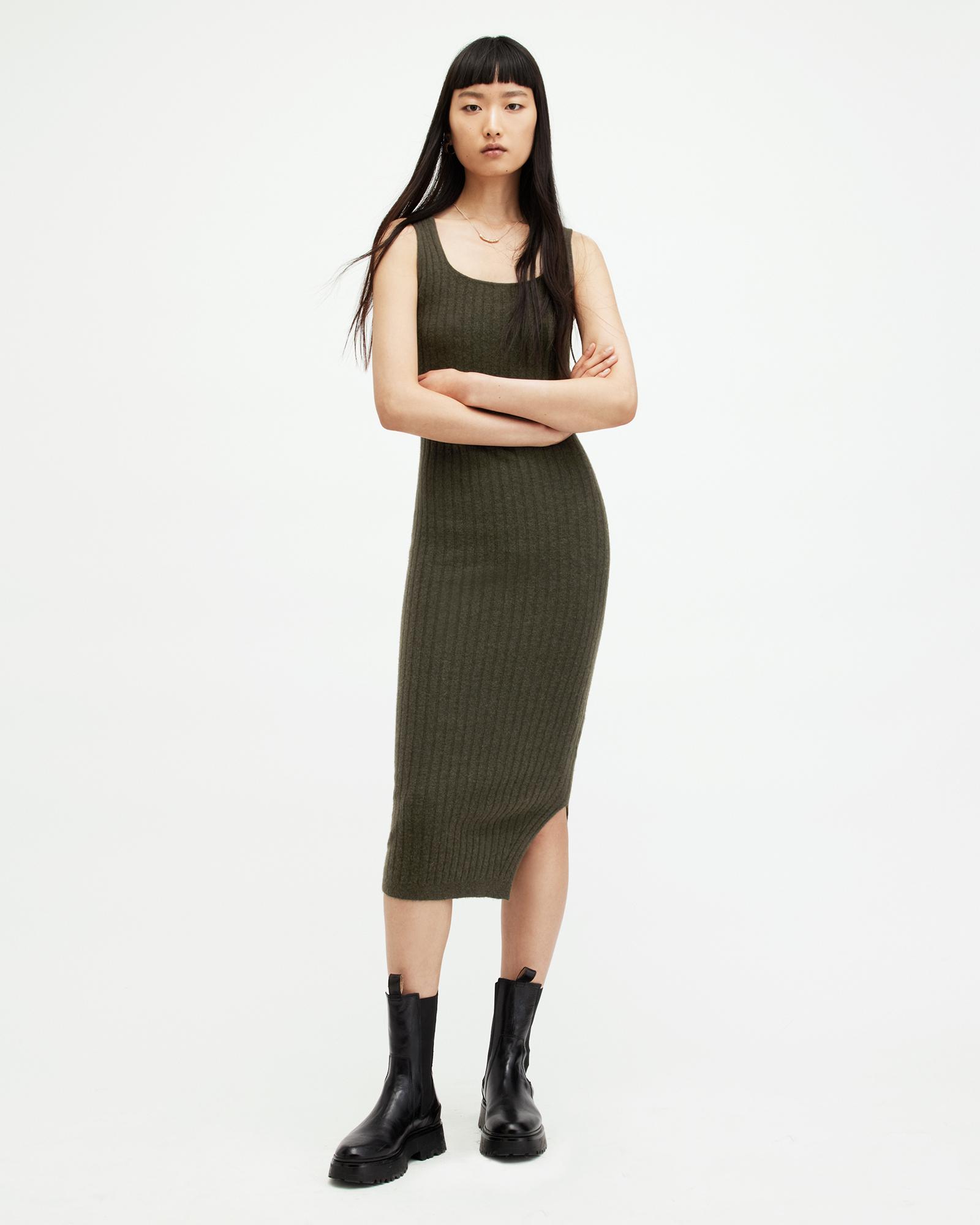 knit crochet maxi dress Marianne Ivory Knitted Maxi Dress main image 1