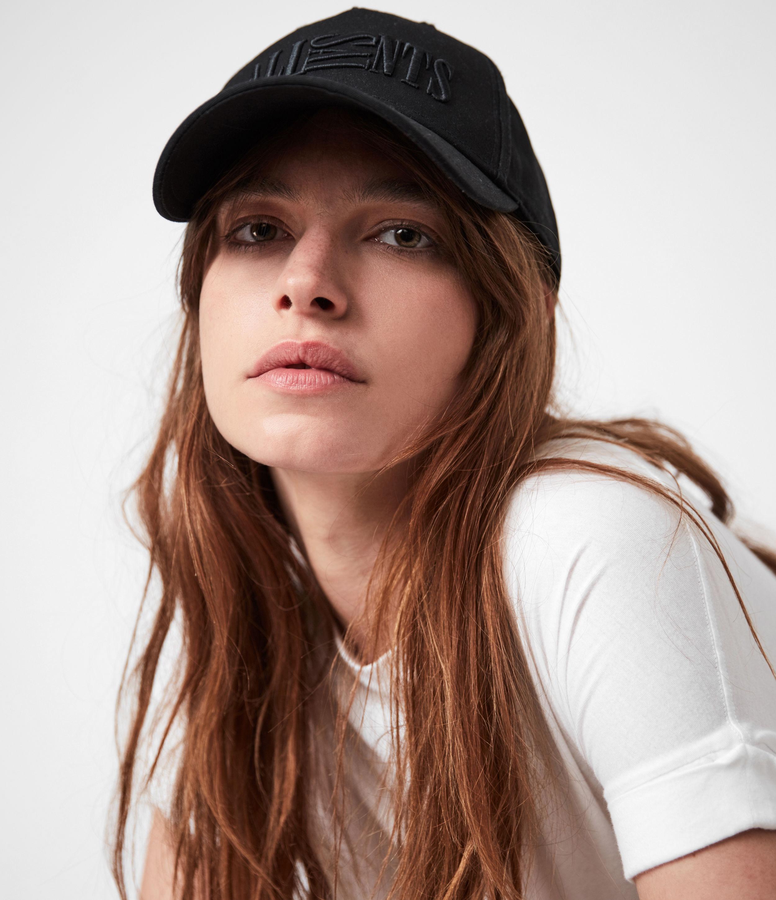 AllSaints Juno Cap in Black | Lyst 