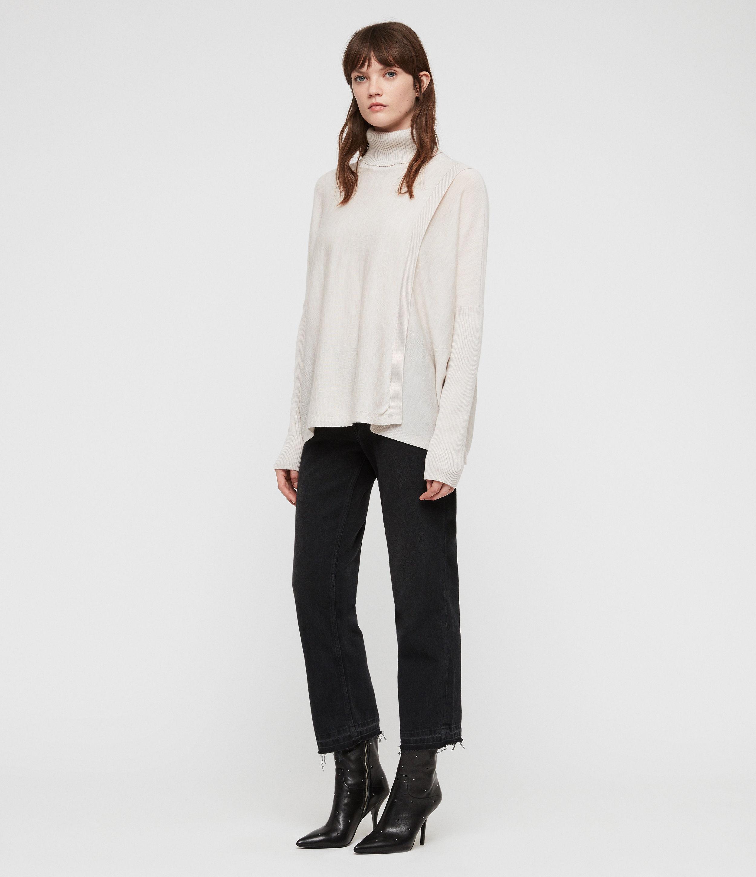 all saints koko wrap jumper