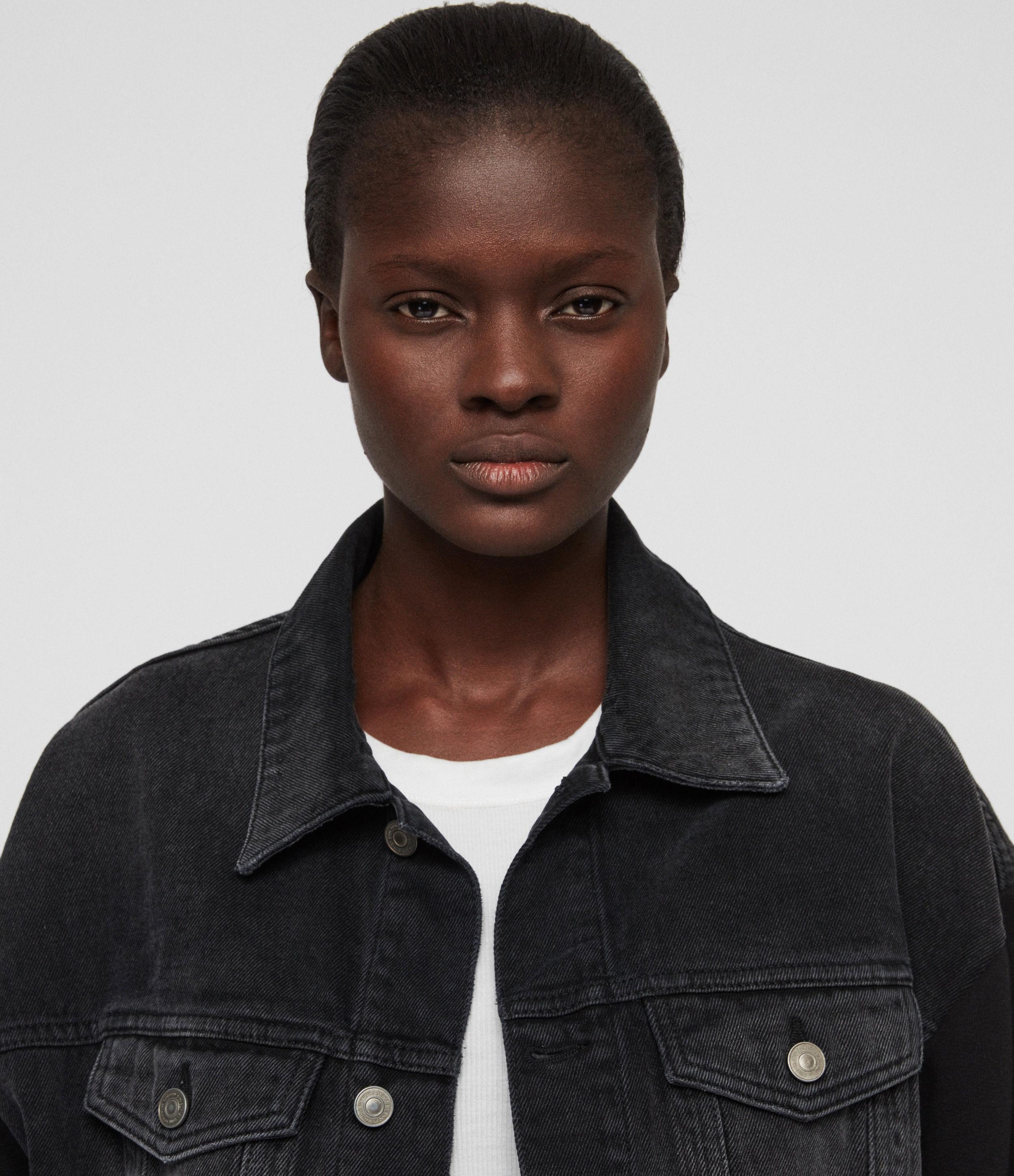 allsaints anders denim jacket
