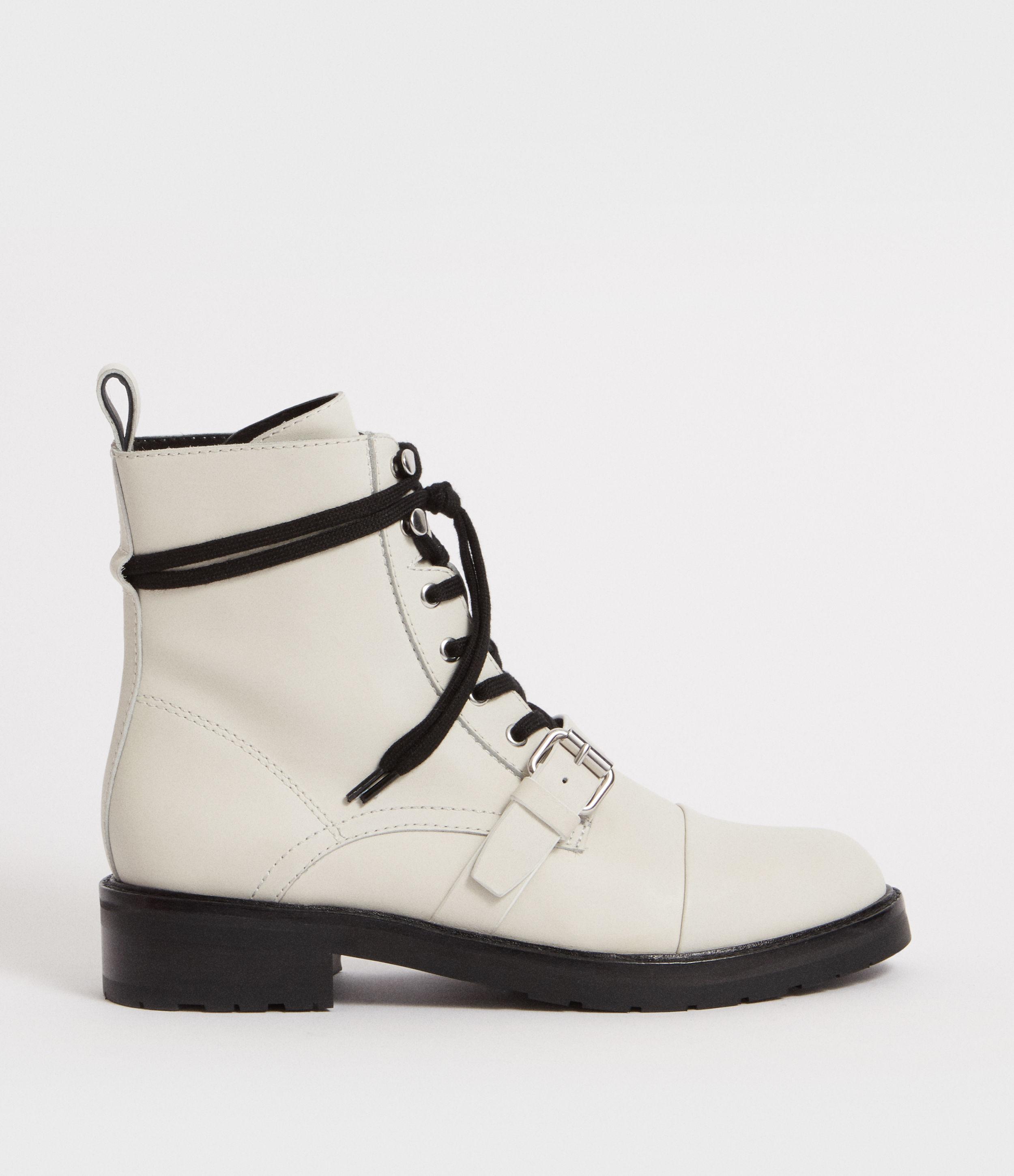 AllSaints Donita Boot in White | Lyst 