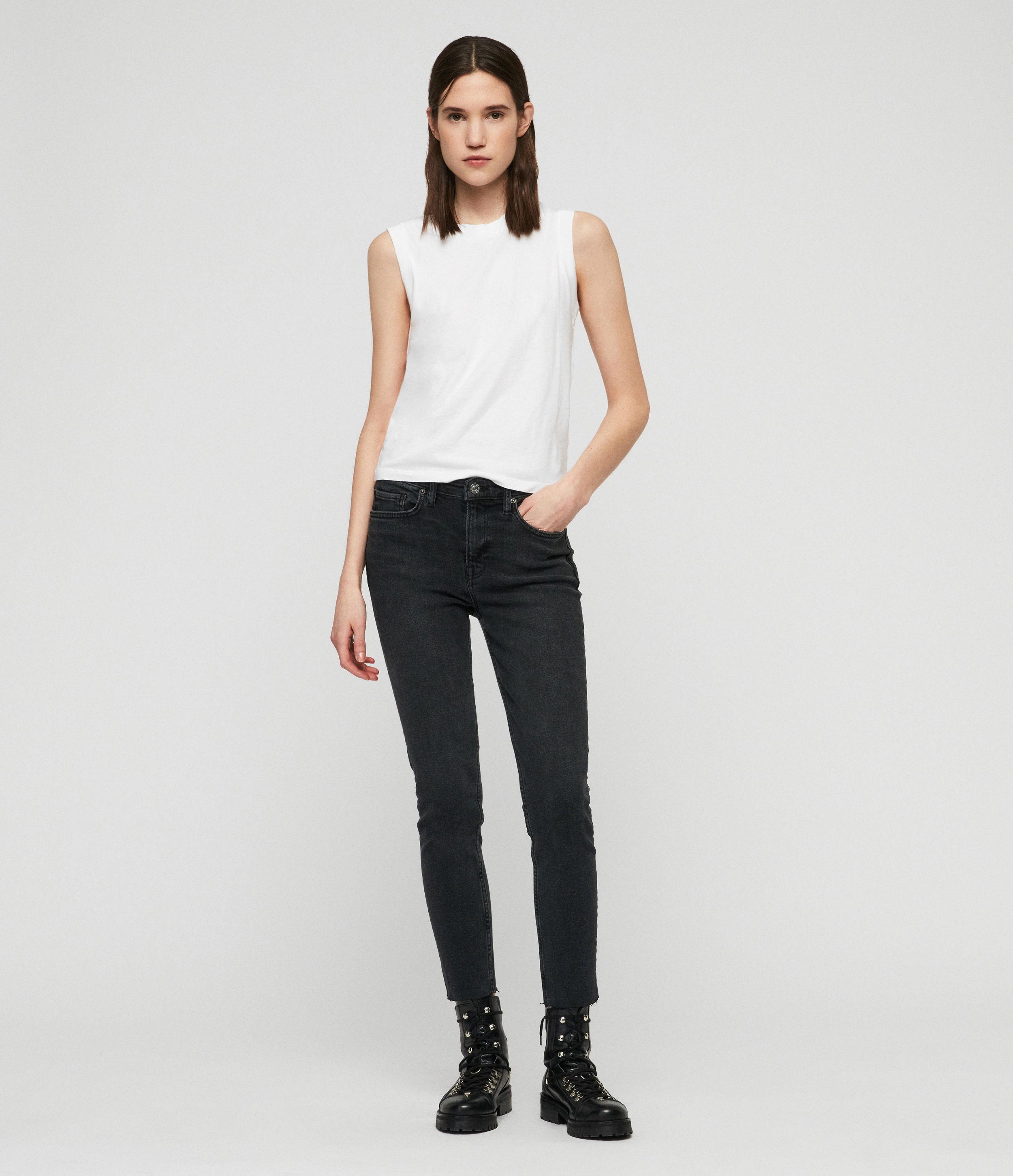 AllSaints Denim Roxanne Cropped Ankle 