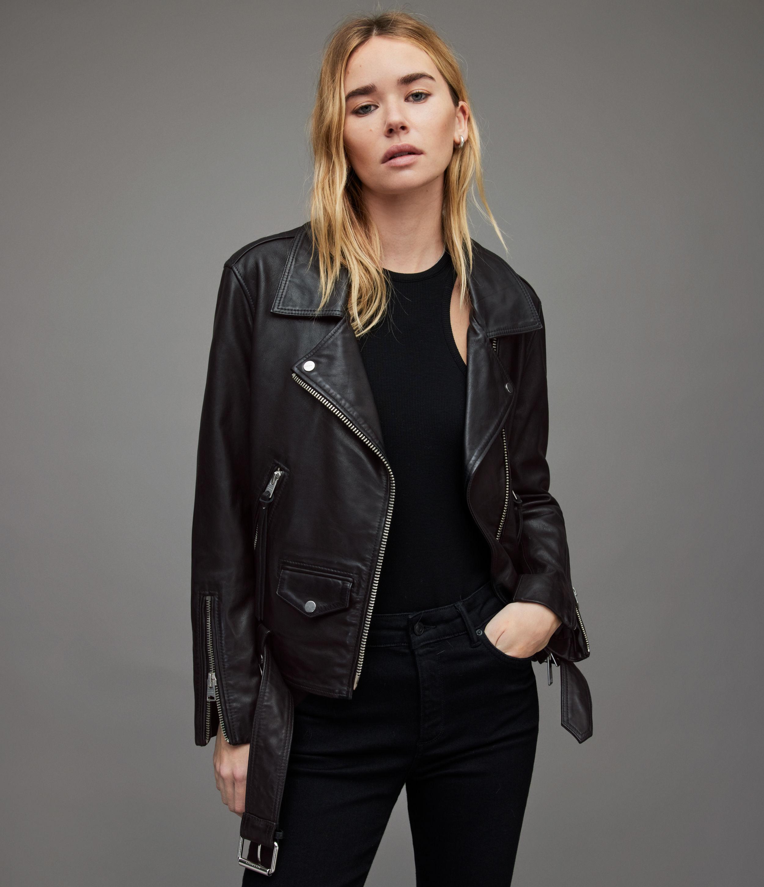 オールセインツ LUNA LEATHER BIKER 黒 M 正価 inspektorat.madiunkota