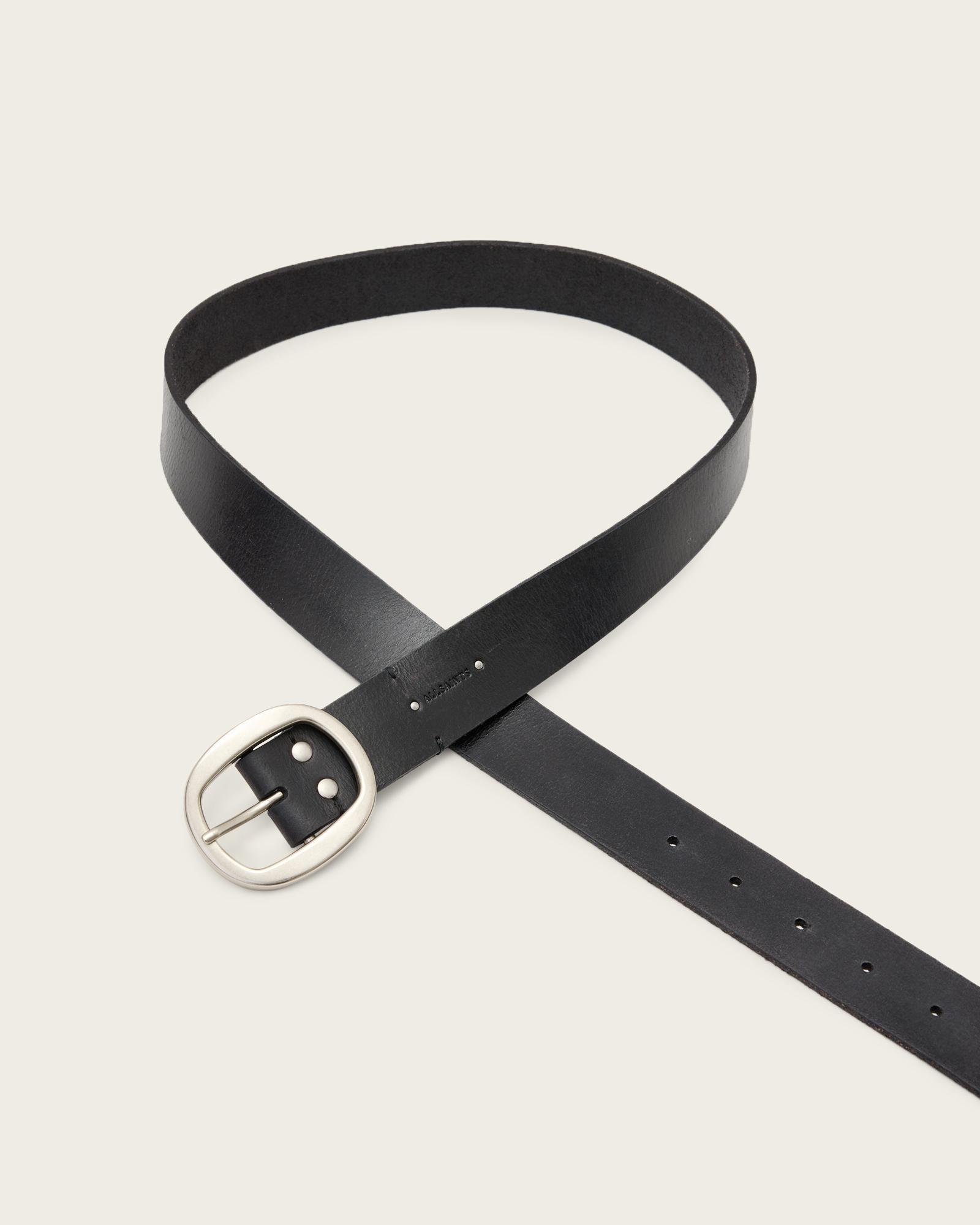 All Saints Black Embossed Women\'s Belt AllSaints Women main image 3