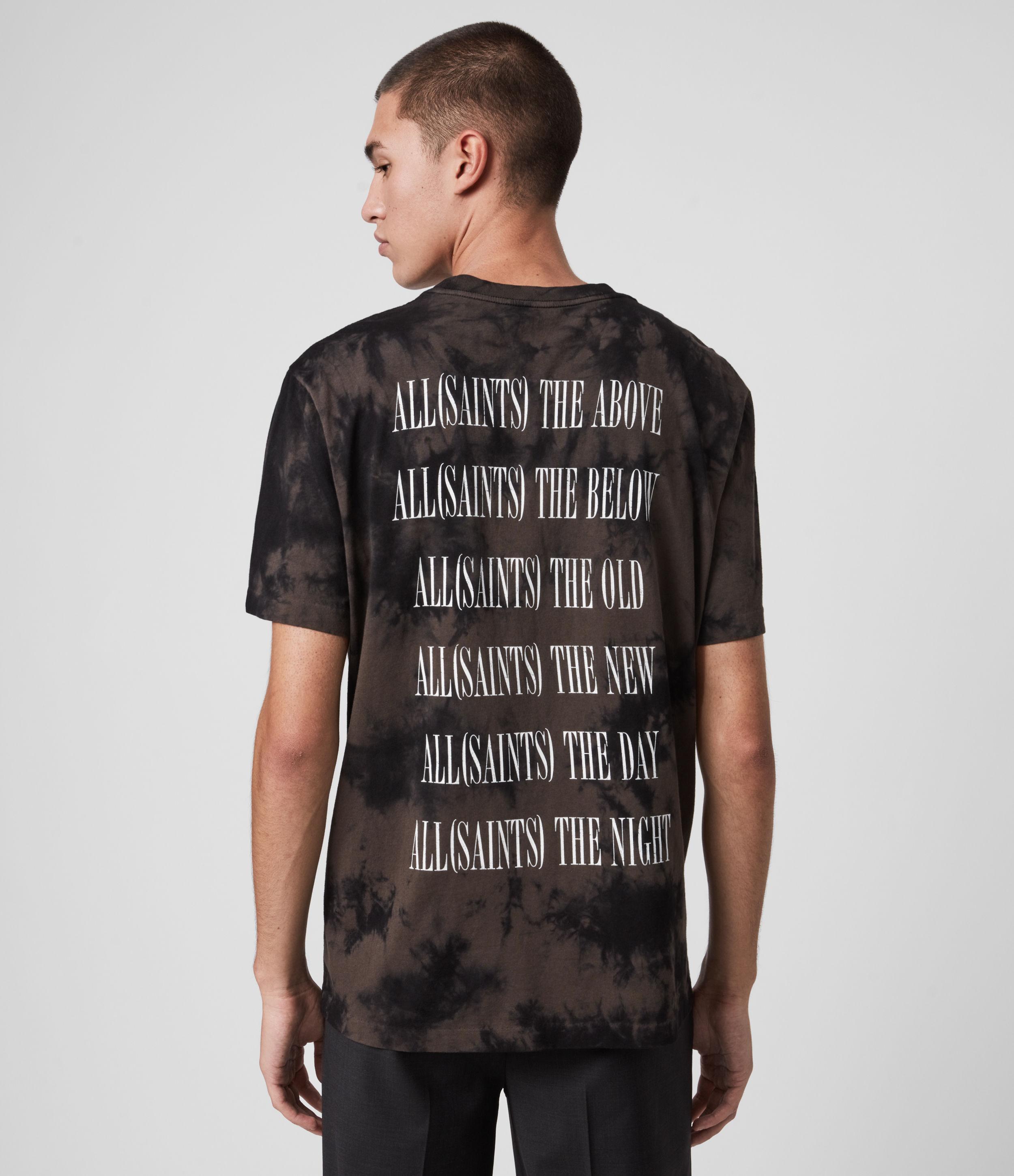 all saints tie dye t shirt