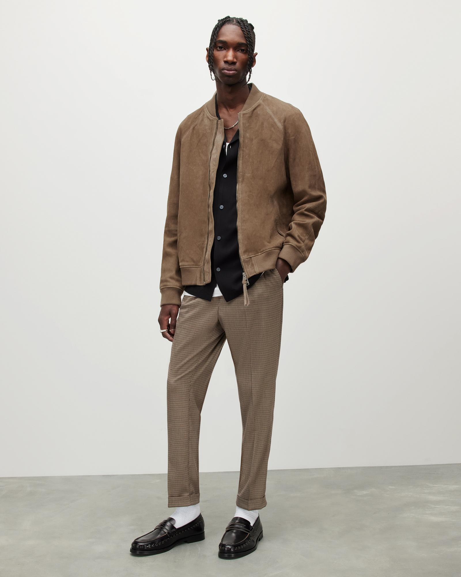 Zara mens suede bomber jacket cheap