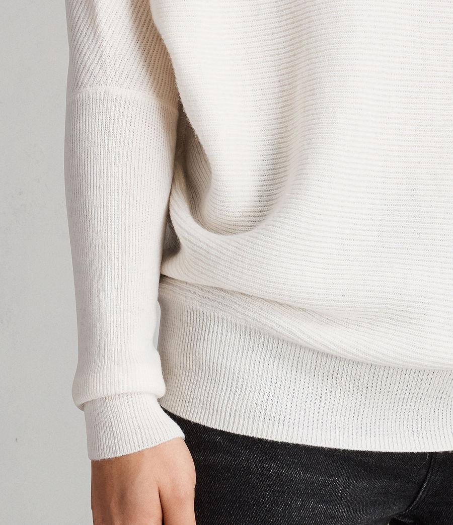 AllSaints Ridley Jumper in White Lyst UK