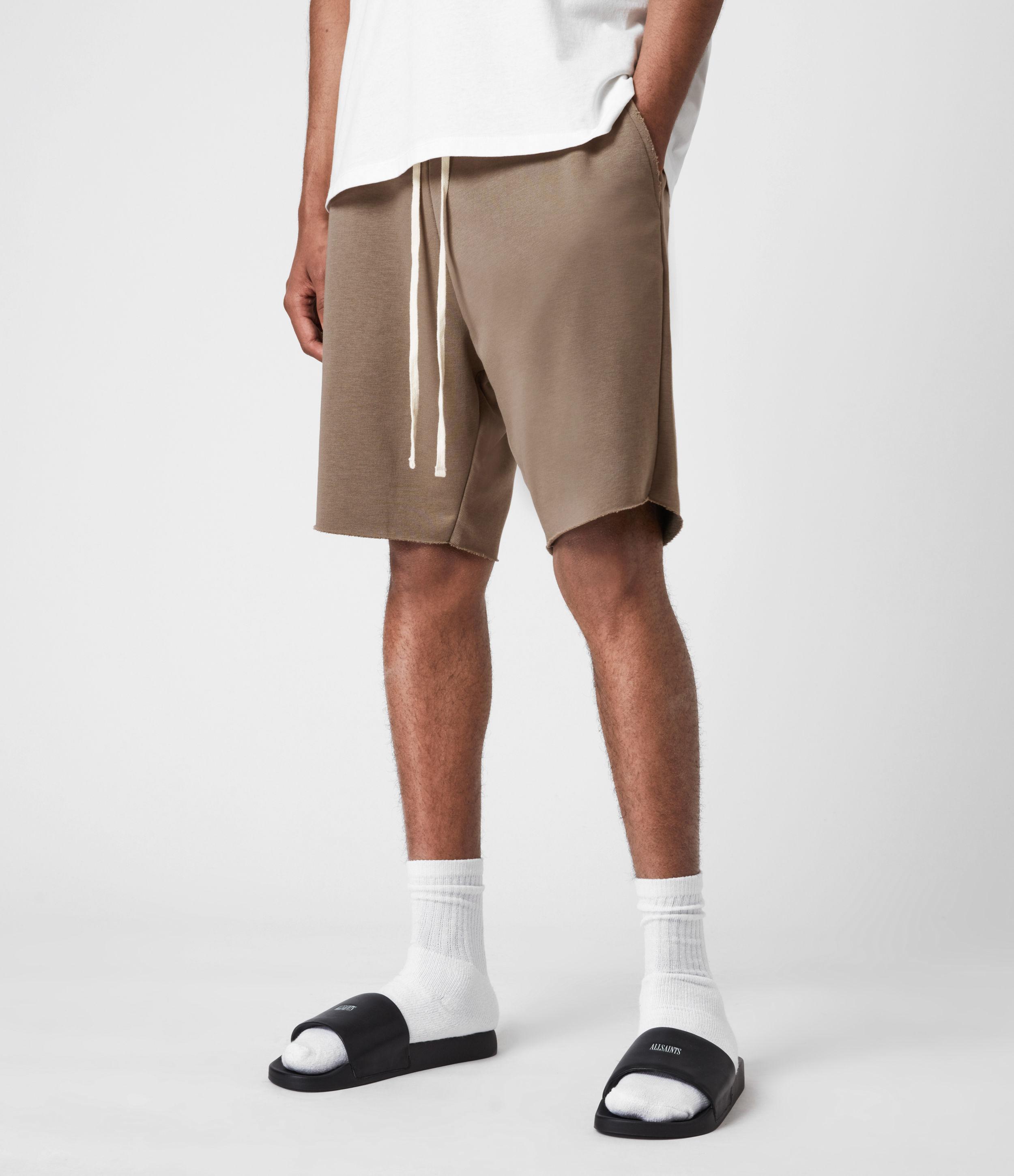 AllSaints Cotton Helix Sweat Shorts in 