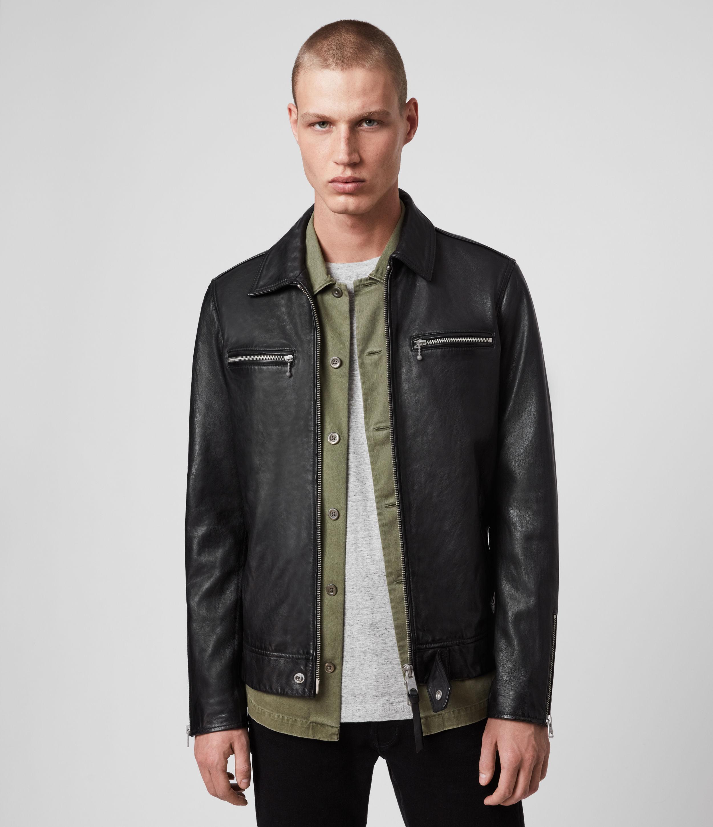 all saints maya leather jacket