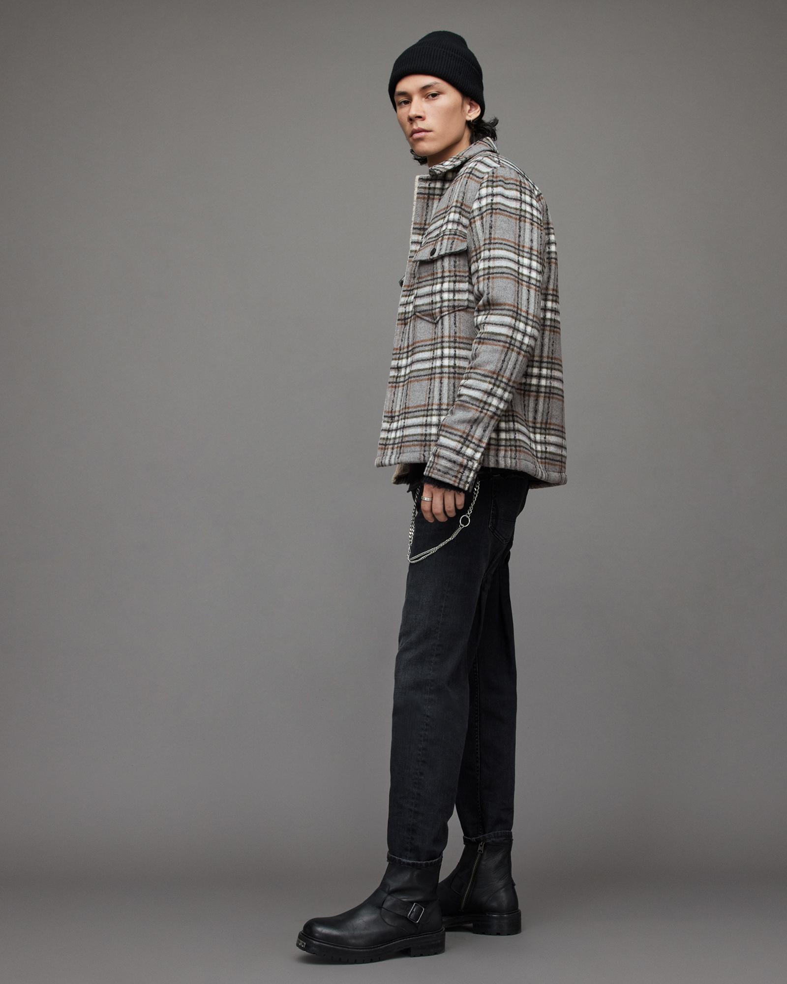 Xanetta checked sherpa lined jacket Outlet