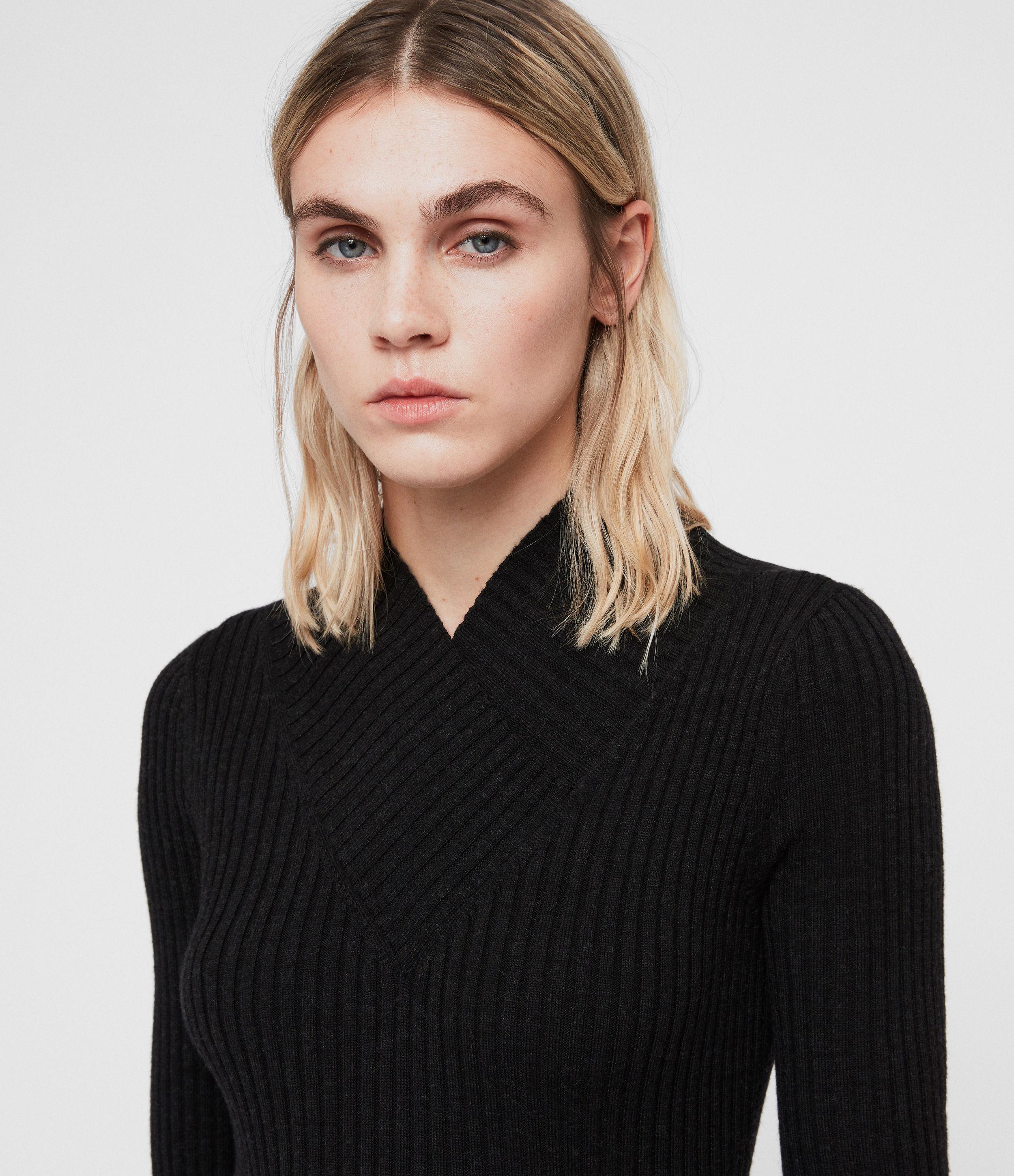 allsaints vries dress