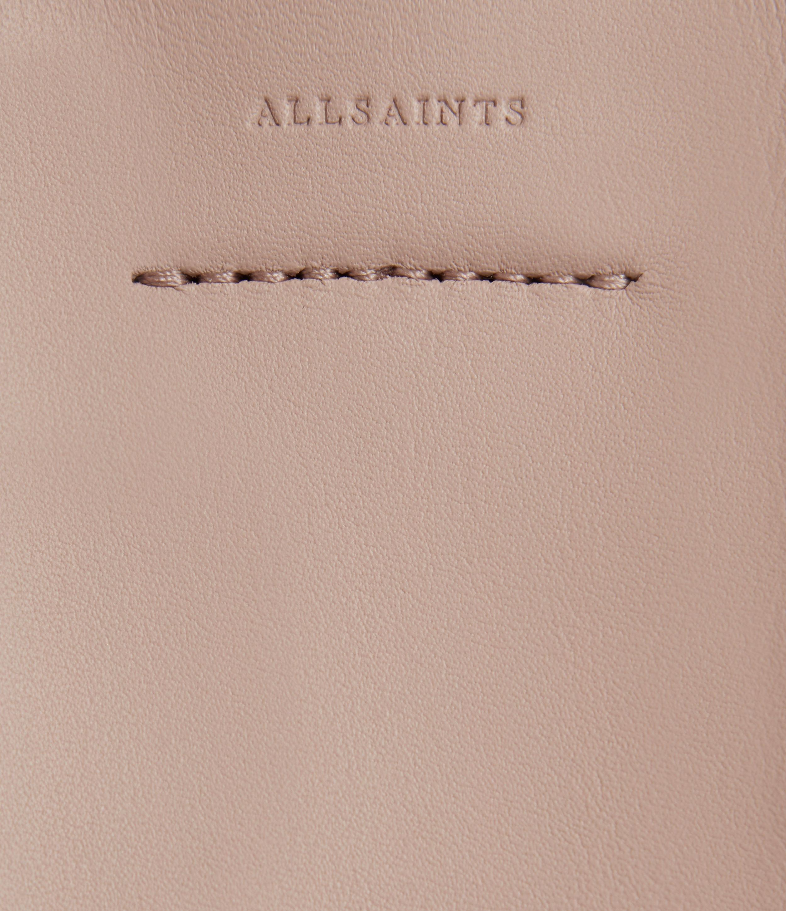 AllSaints Captain Large Leather Tote in Natural | Lyst