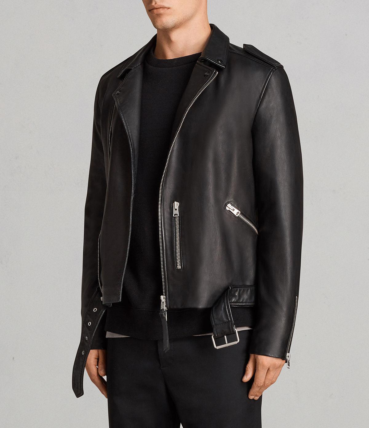 kaho leather biker jacket