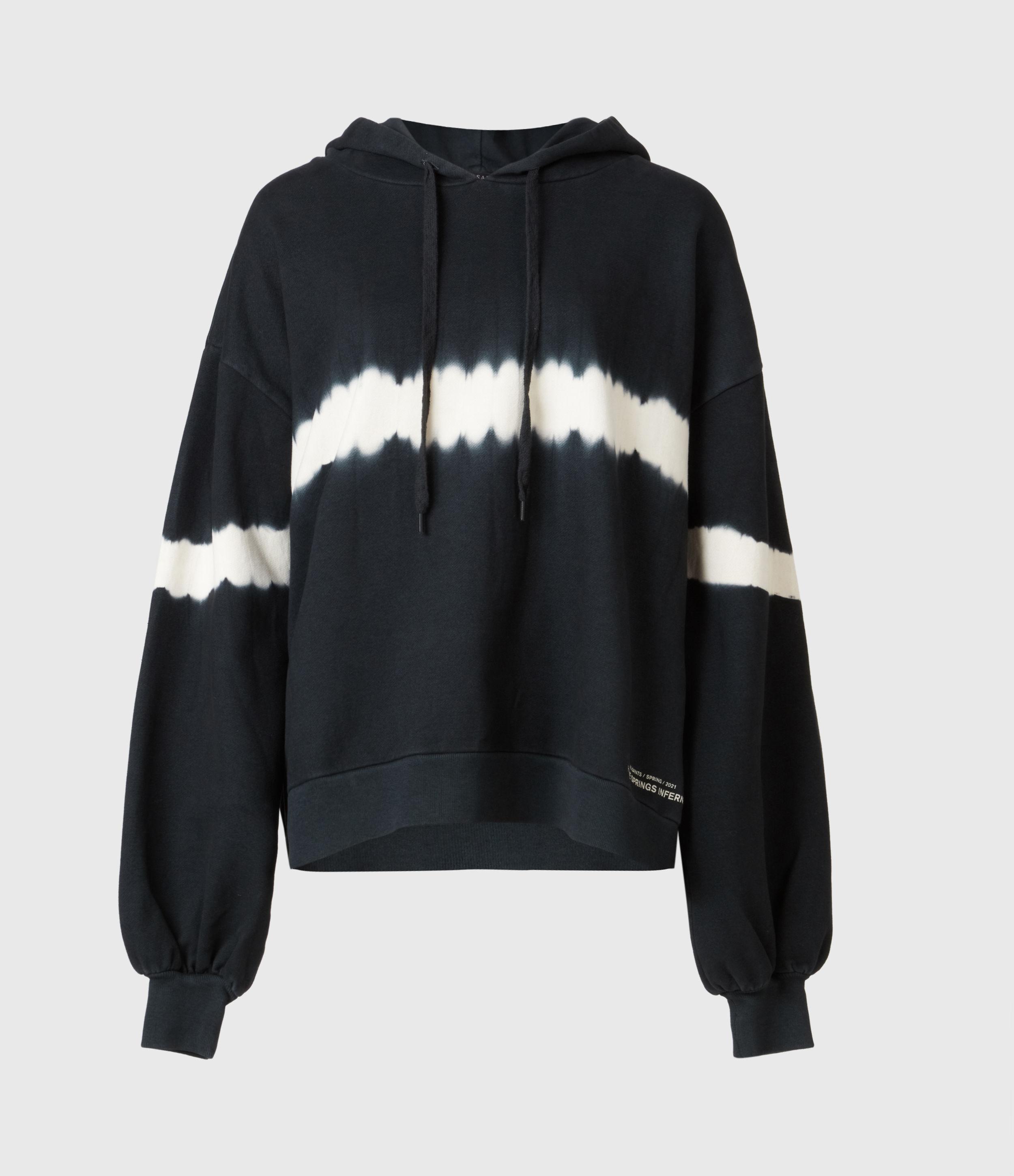 AllSaints Rihan Tie Dye Hoodie in Blue Lyst UK