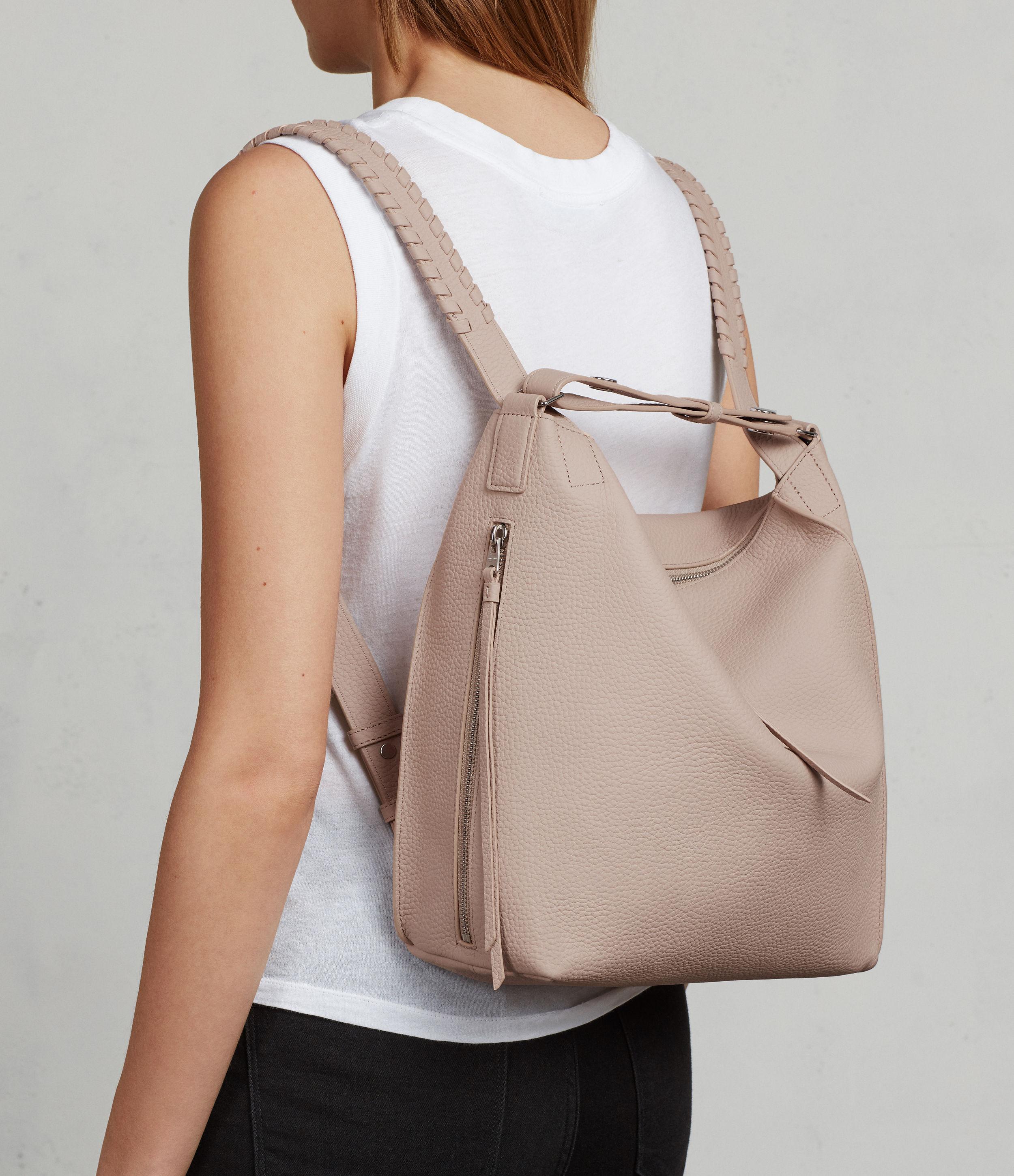 small kita convertible leather backpack