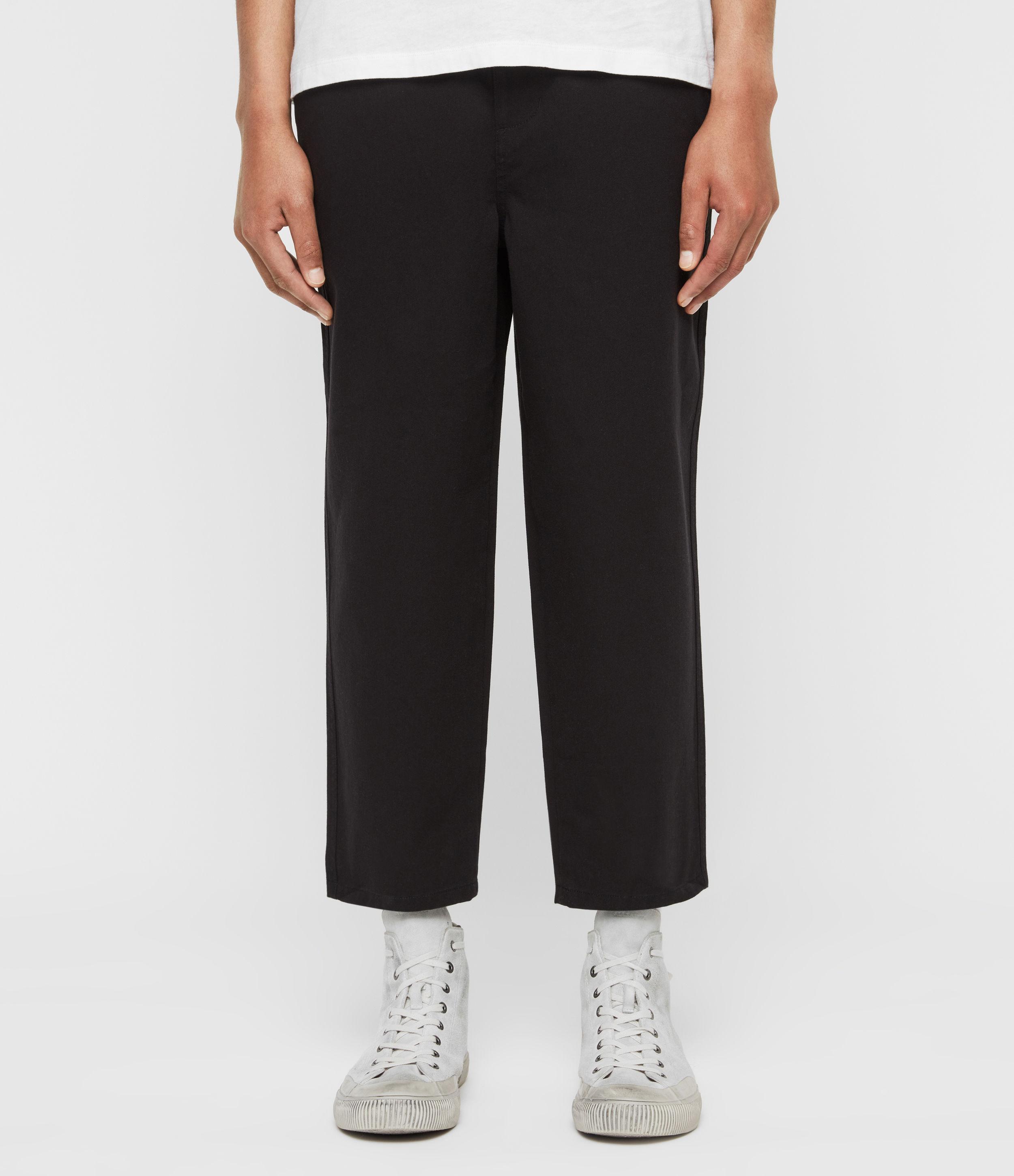 Jute Cropped Wide-leg Trousers 