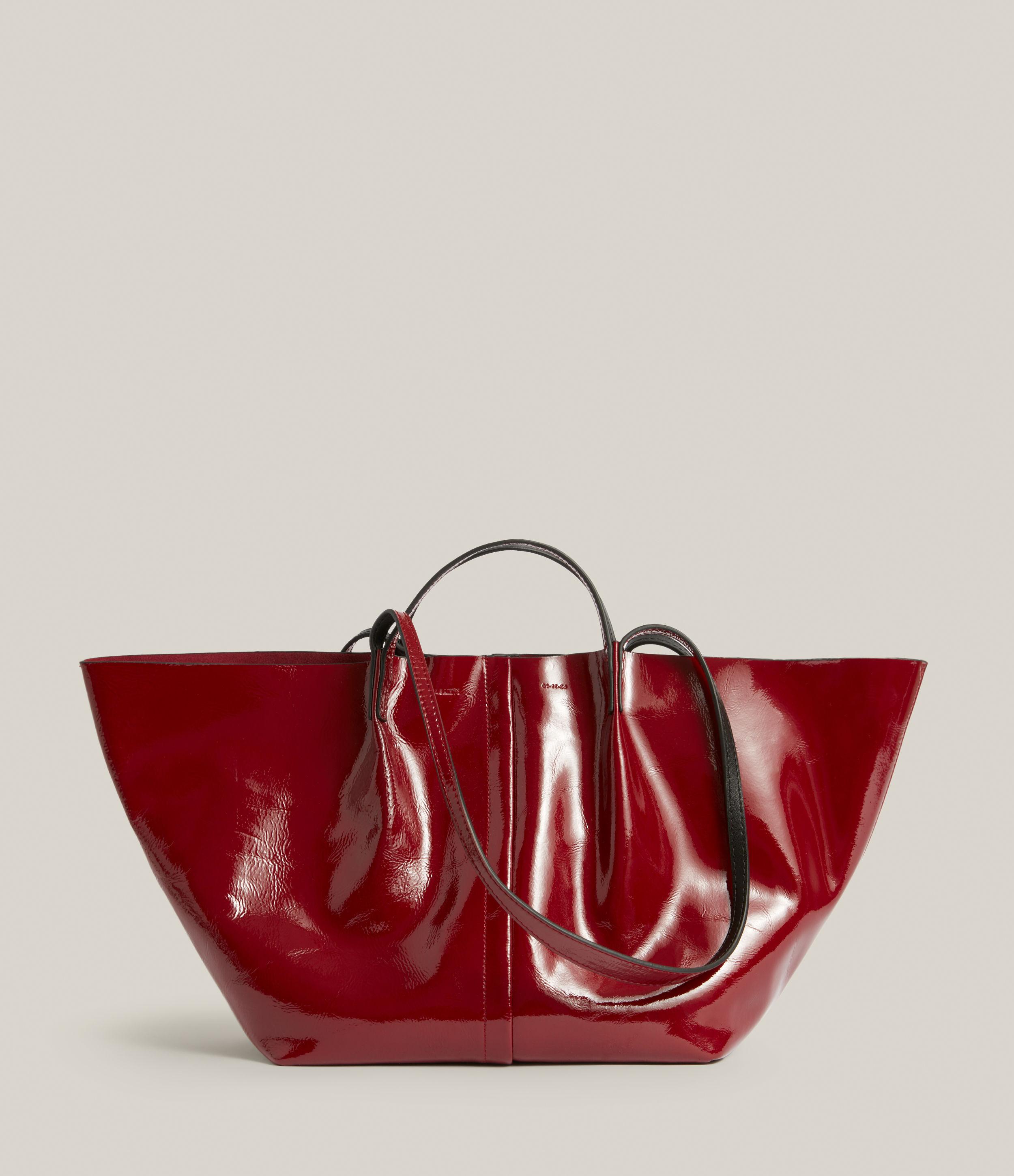 AllSaints Odette East West Tote Bag in Red | Lyst