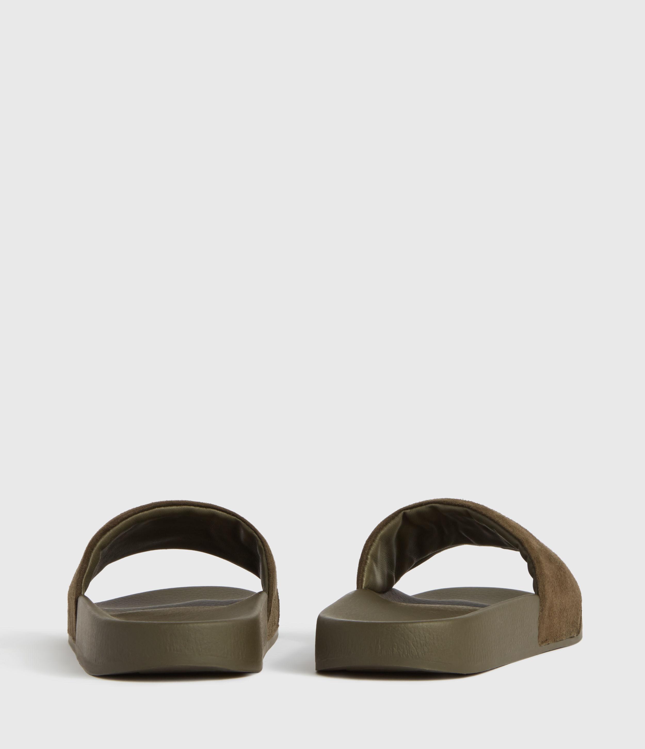 suede sliders womens