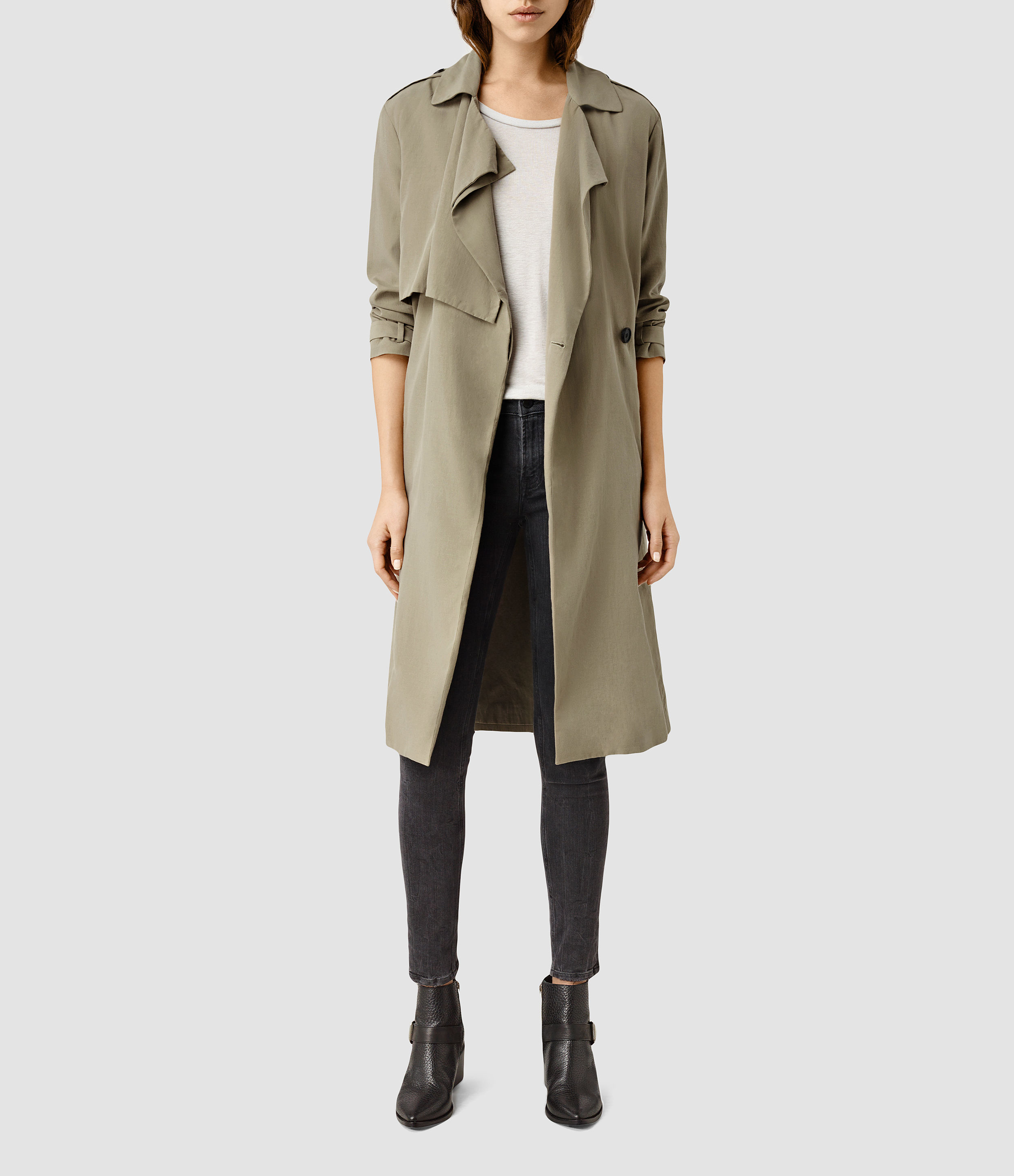 all saints mac coat