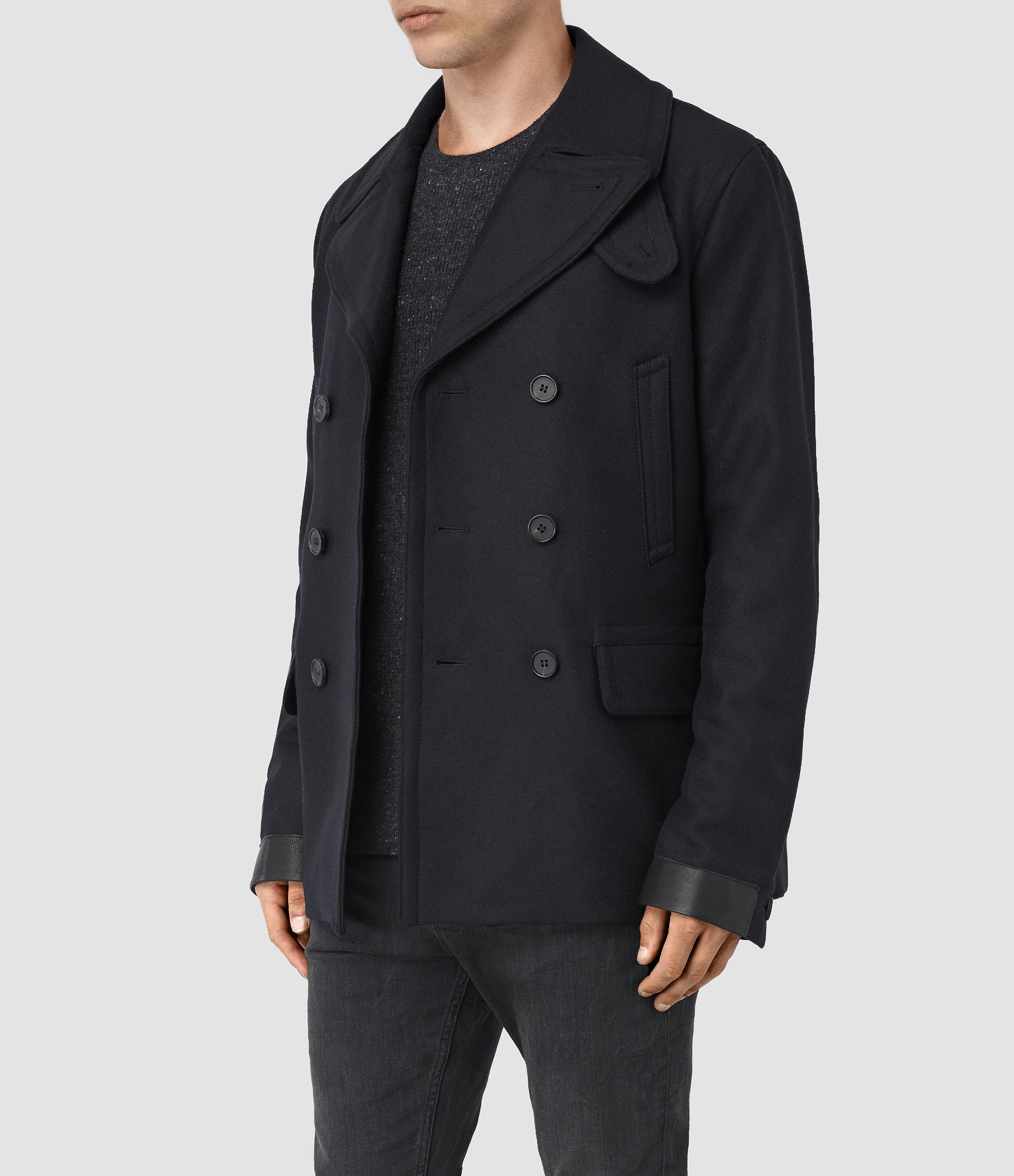 Allsaints juncal peacoat Clearance