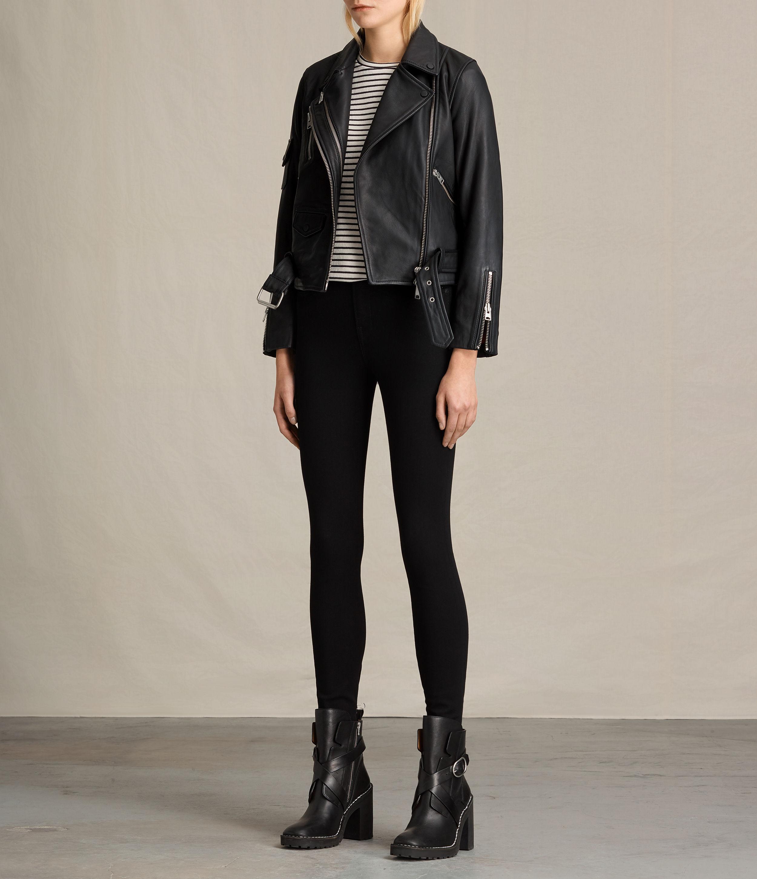 All Saints Harland Leather Biker Jacket