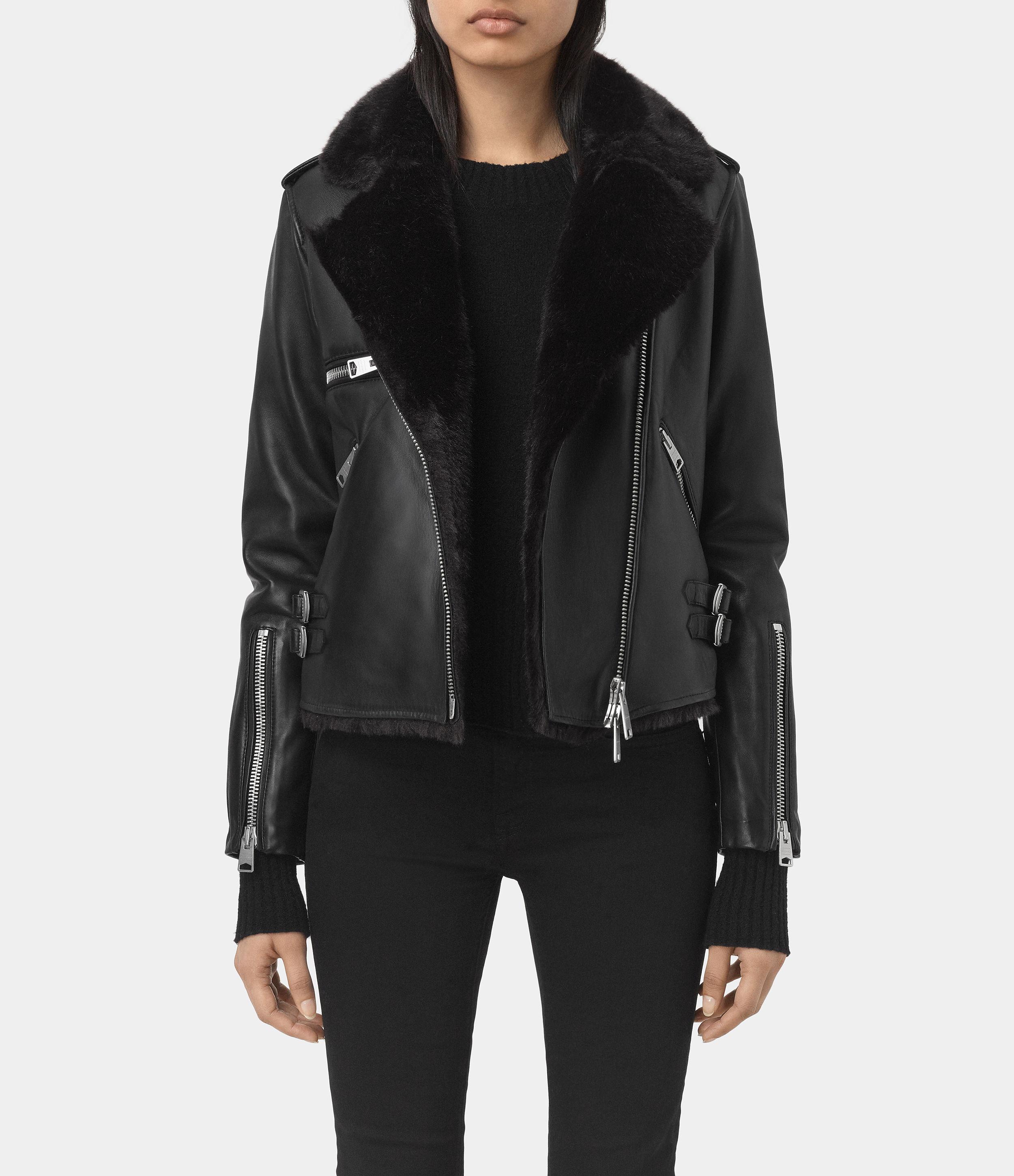 all saints higgins leather jacket