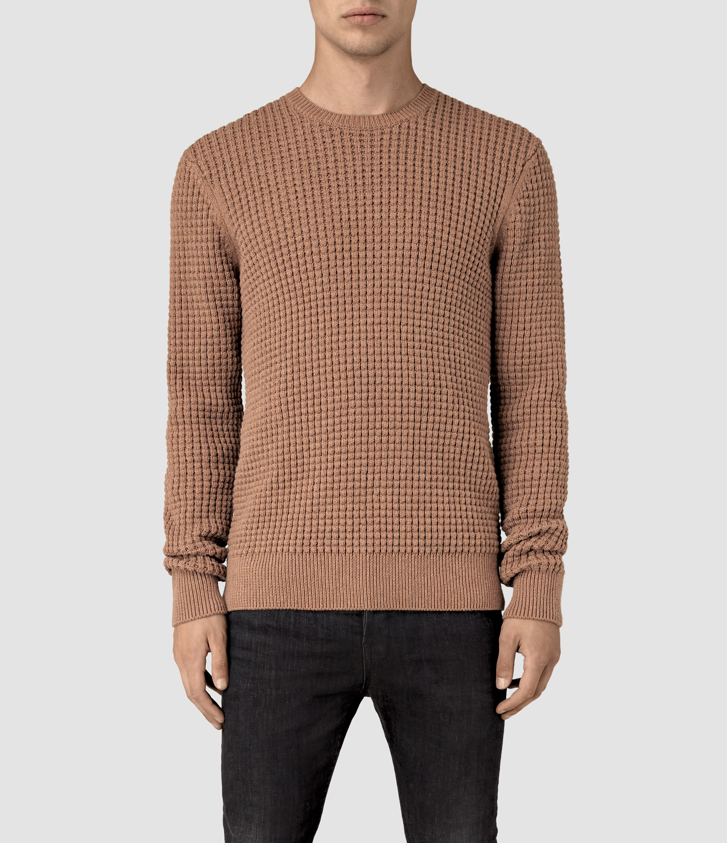 AllSaints Cotton Kargg Crew Jumper for Men - Lyst