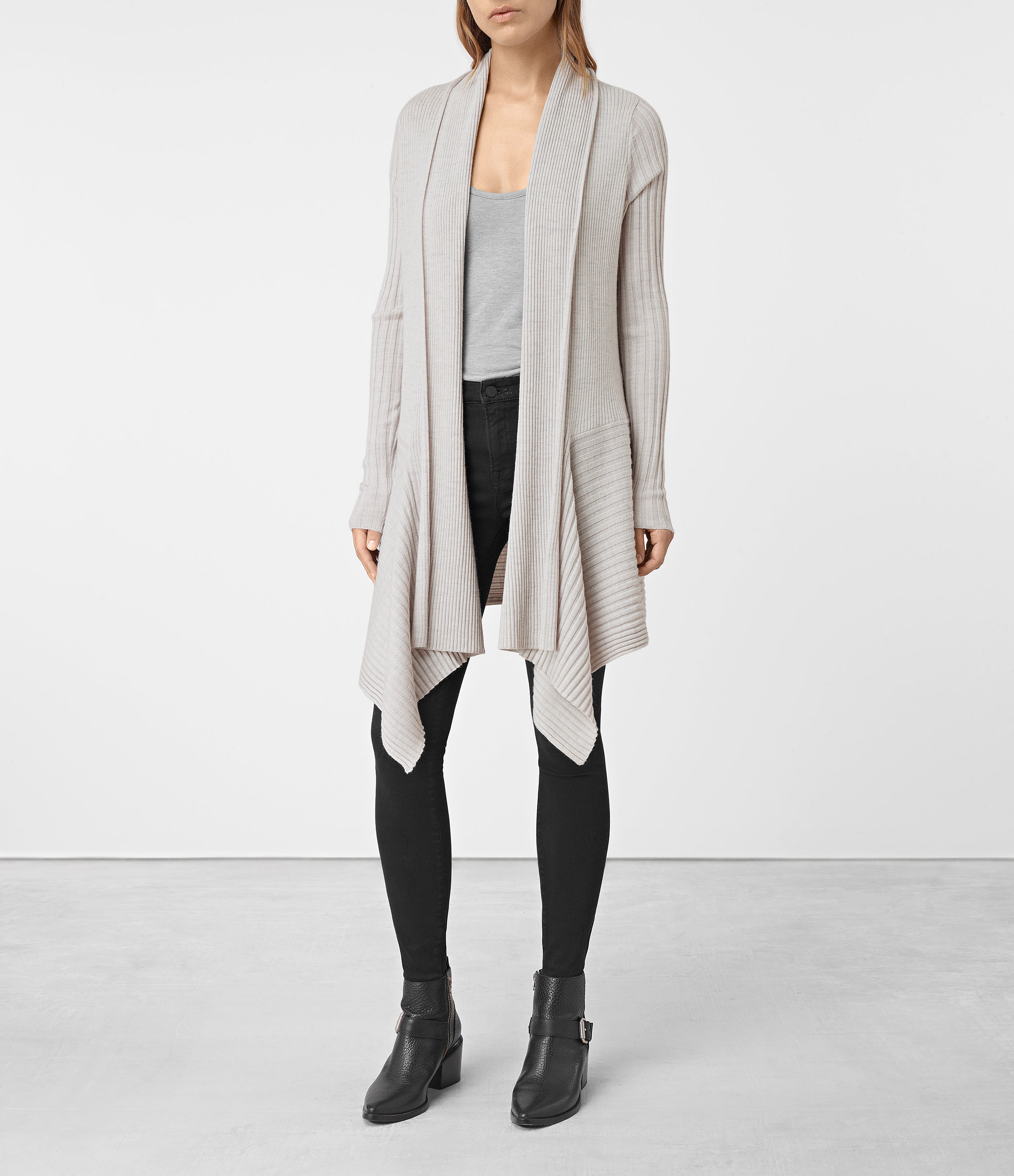 all saints long cardigan