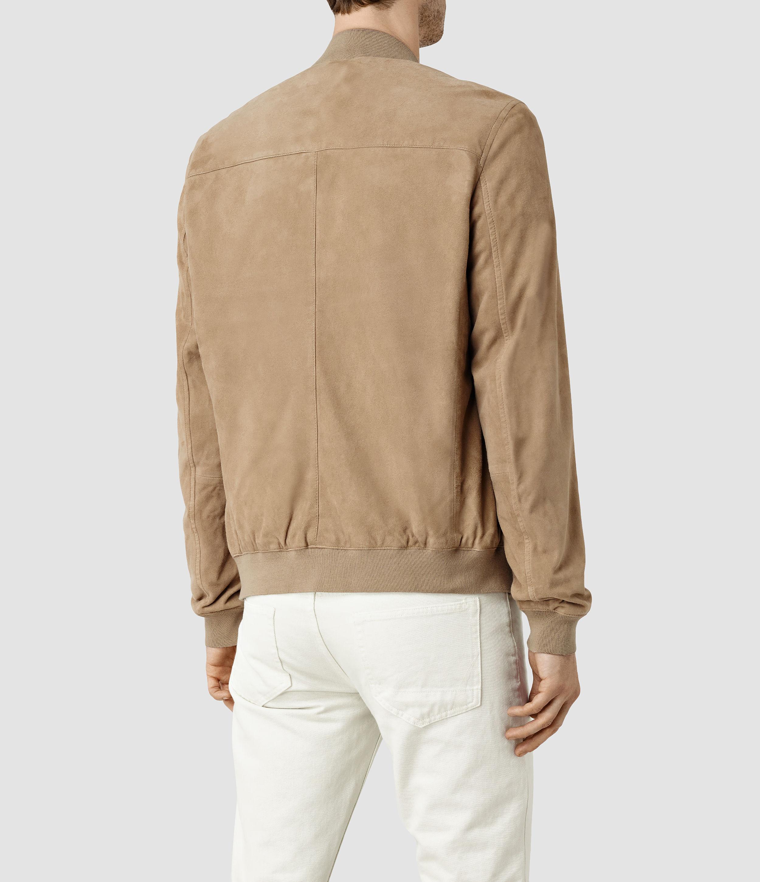 knowledge cotton apparel suede jacket