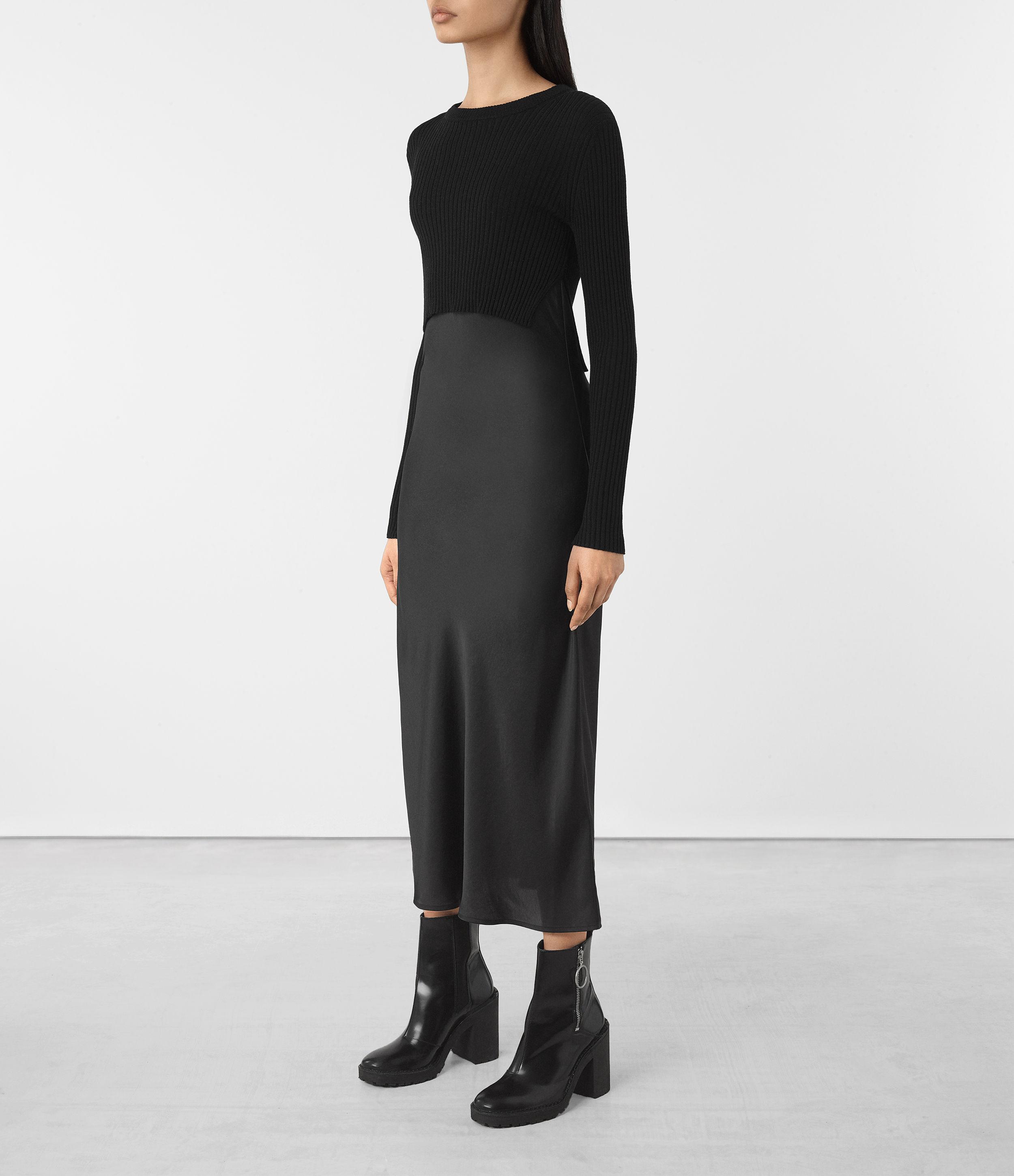 kowlo roll neck dress