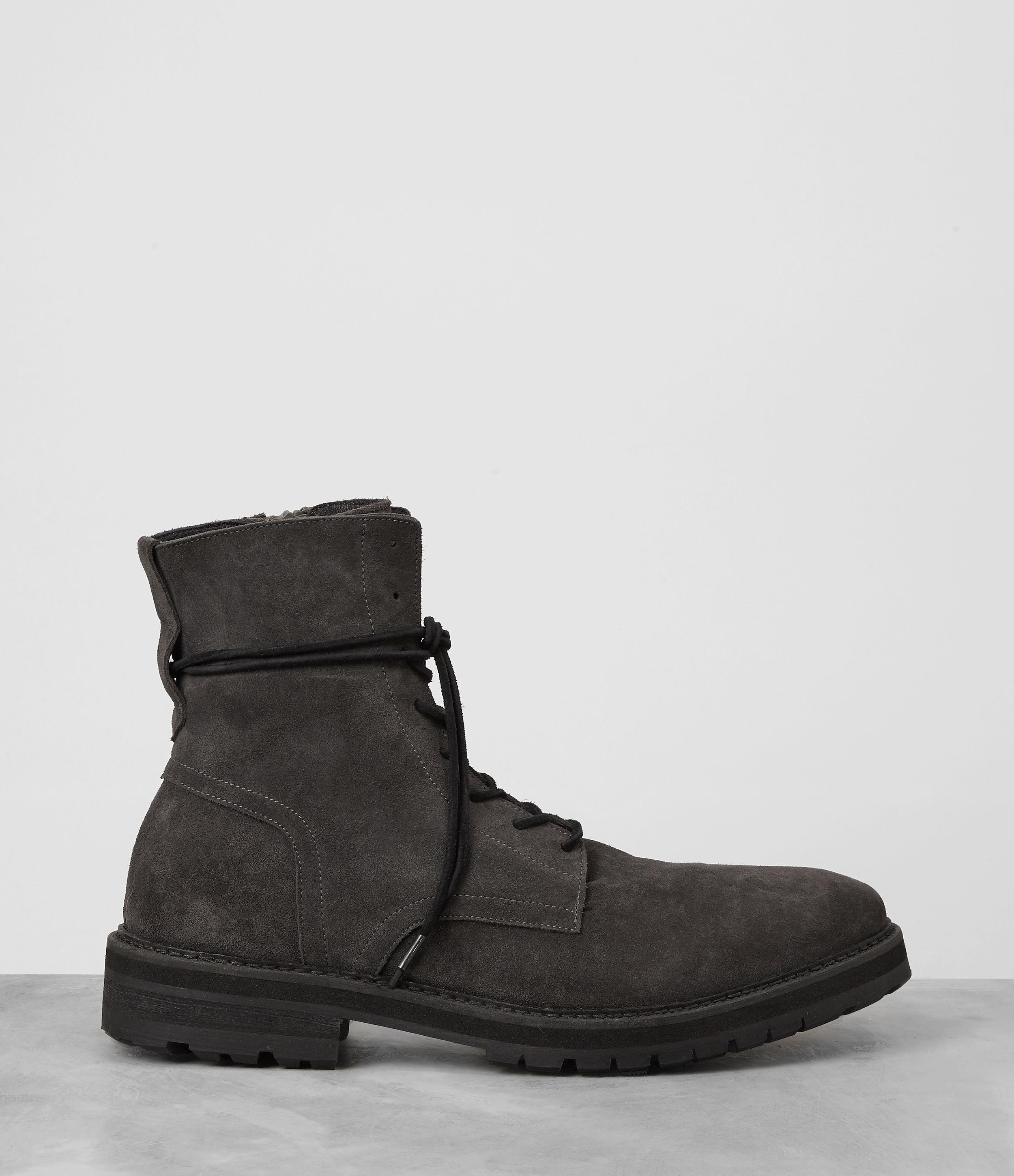 AllSaints Loft Suede Boot in Gray for Men - Lyst