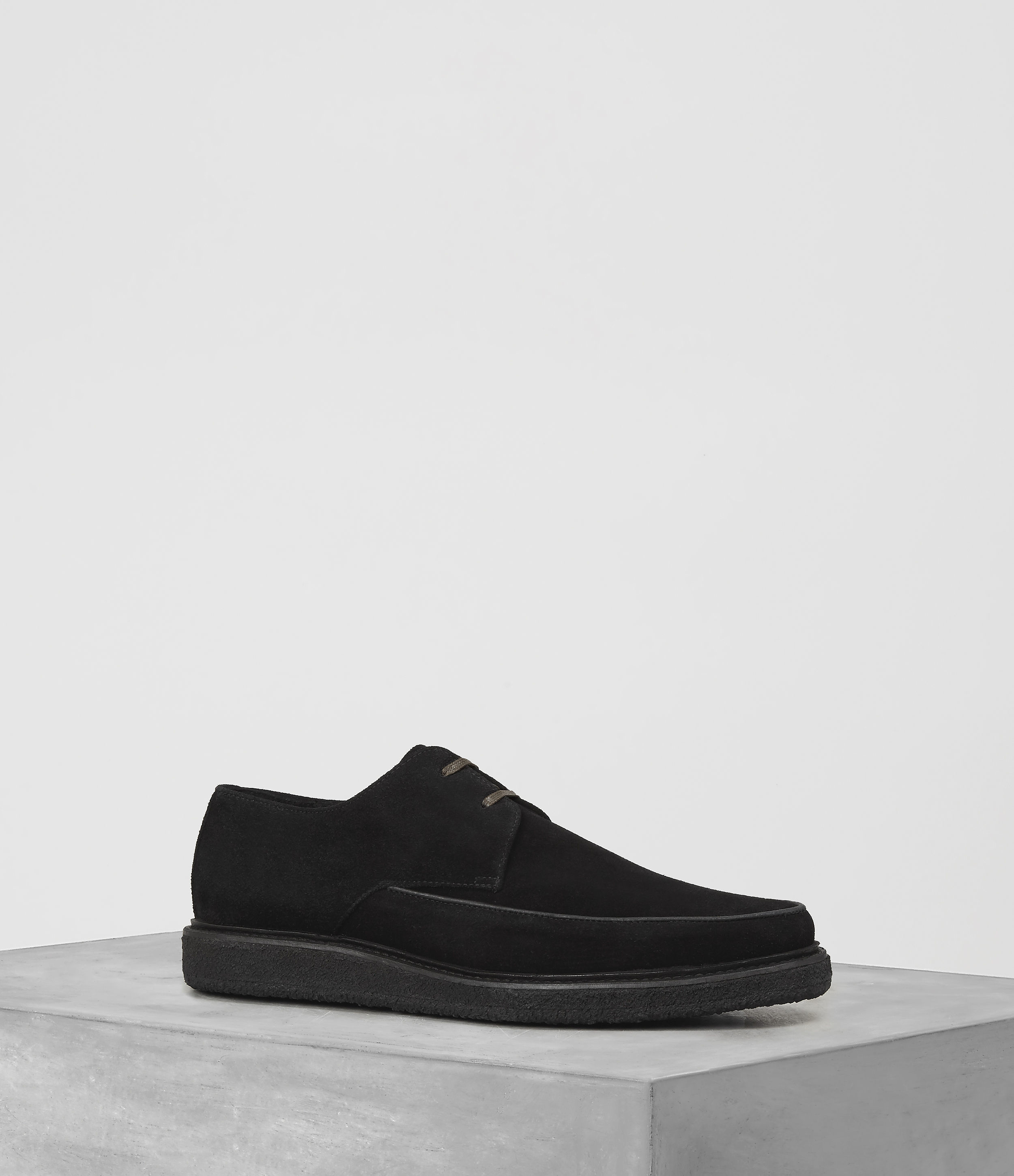 AllSaints Suede Lyric Shoe in Black for 