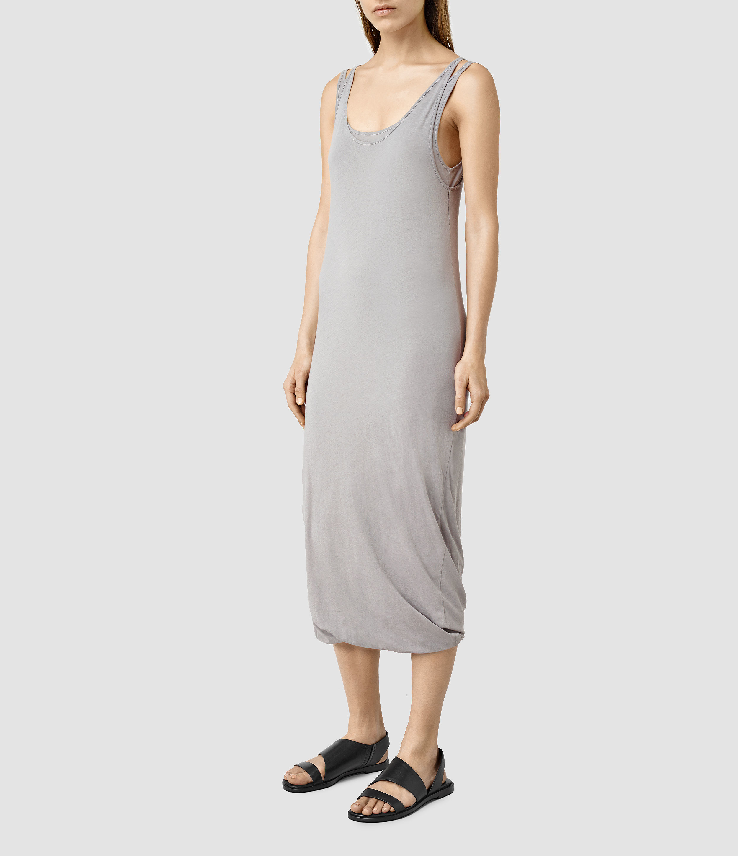 all saints midi dress